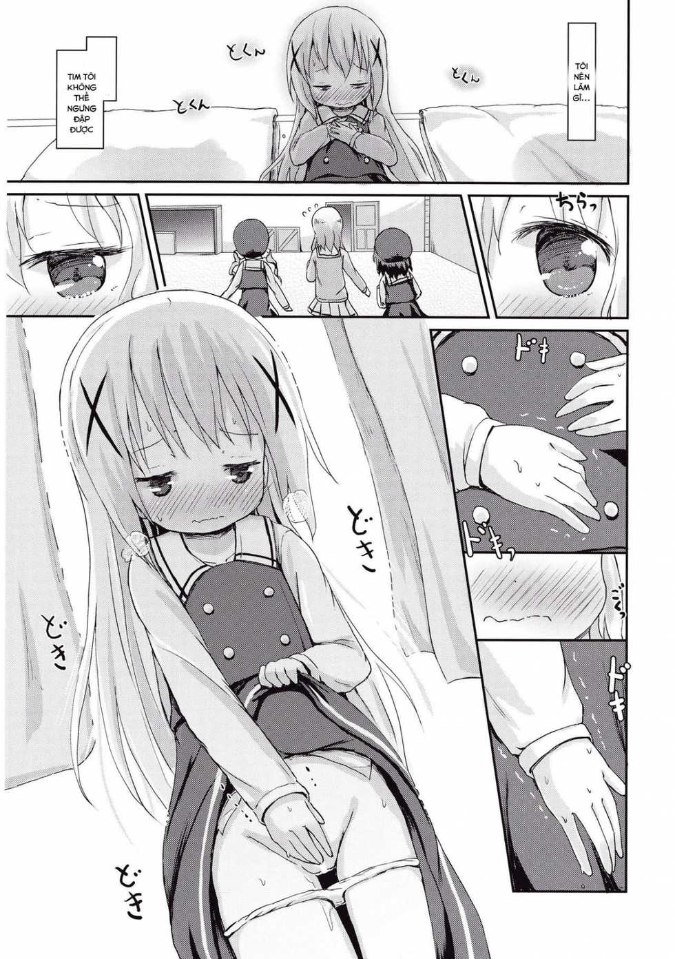(CT27) [Netekuras (Lolisin)] Moshikashite, Chino-chan Onesho Shichatta no?? (Gochuumon wa Usagi desu ka?) [Vietnamese Tiếng Việt] [Loli Fansub] - Page 22