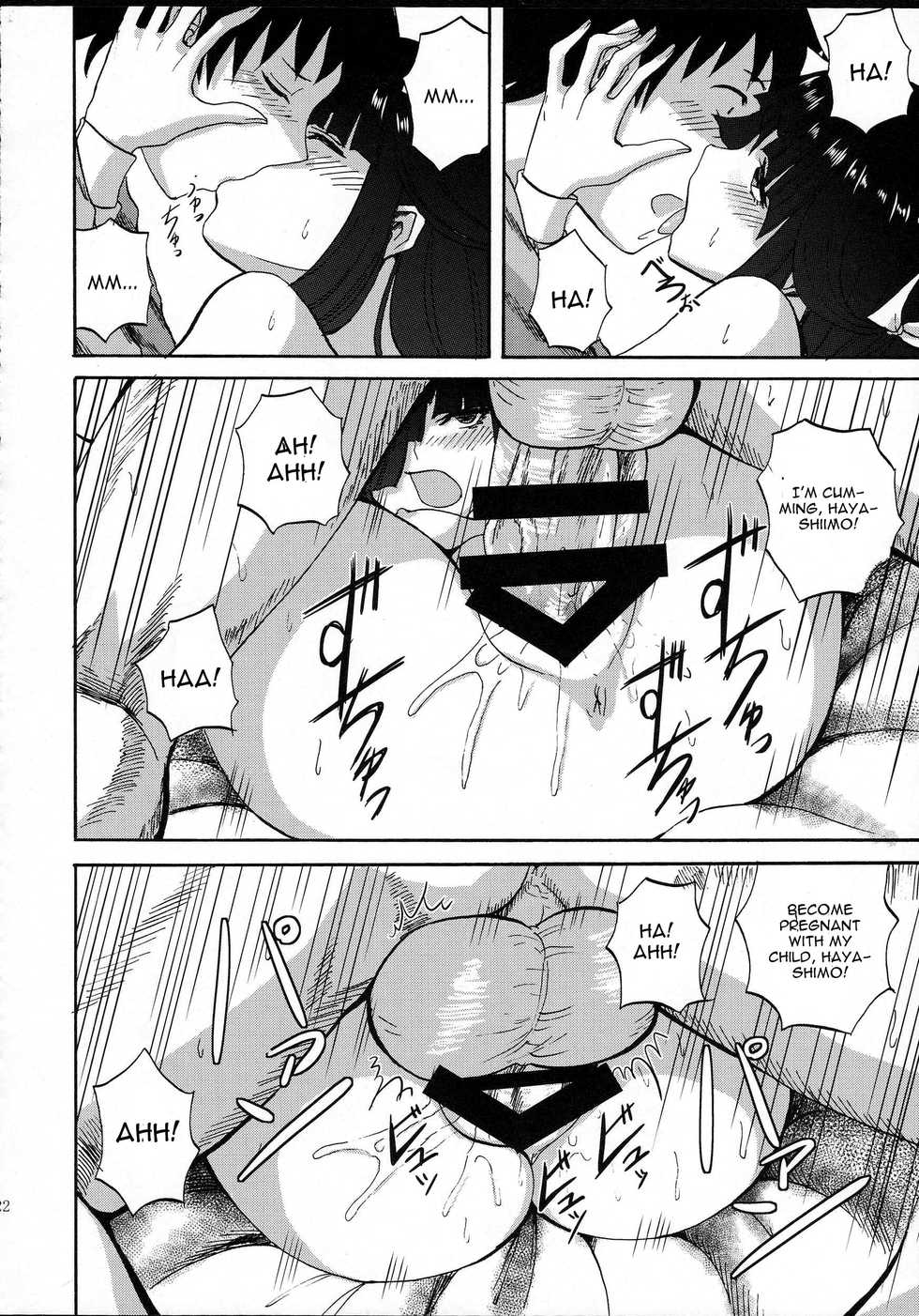 (SC2016 Winter) [Can Do Now! (Minarai Zouhyou)] Hayashimo-chan no shaseikanri nisshi (Kantai Collection -KanColle-) [English] [CGrascal] - Page 22