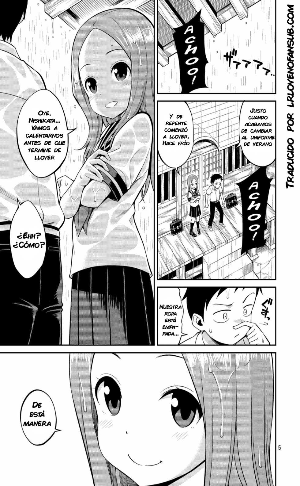 [Popochichi (Yahiro Pochi)] Ijikuri Jouzu no Takagi-san (Karakai Jouzu no Takagi-san) [Spanish] [R&L Love No Fansub] [Digital] - Page 4