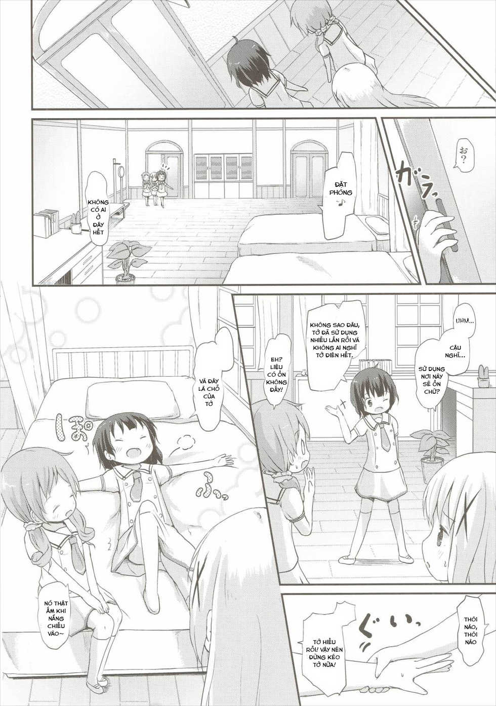 (C90) [Netekuras (Lolisin)] Moshikashite, Chino-chan Onesho Shichatta no?? 2 (Gochuumon wa Usagi desu ka?) [Vietnamese Tiếng Việt] [Loli Fansub] - Page 9