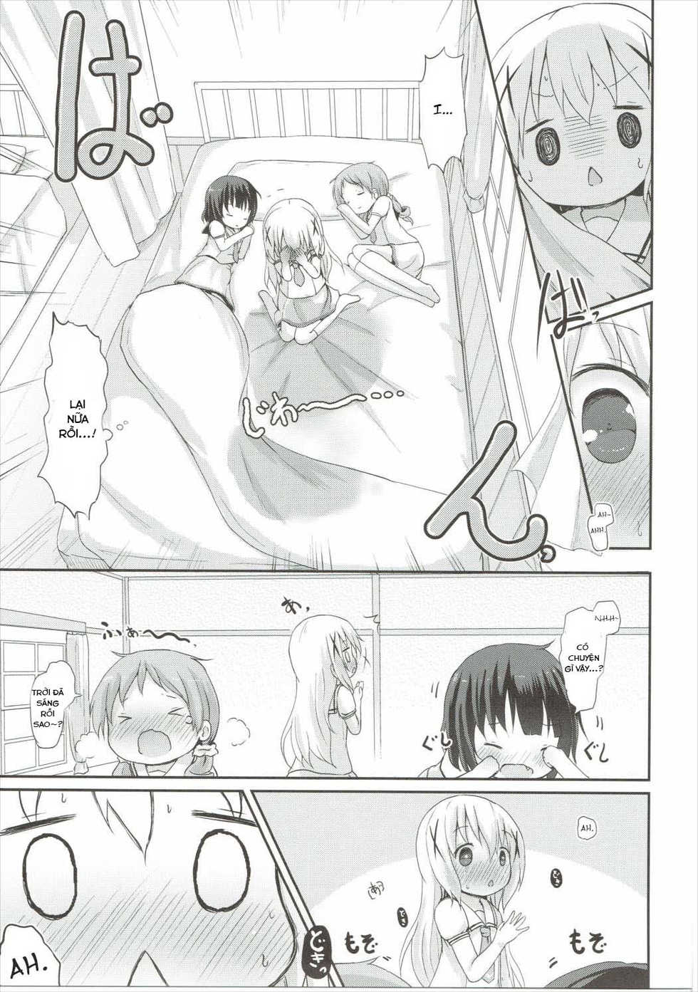 (C90) [Netekuras (Lolisin)] Moshikashite, Chino-chan Onesho Shichatta no?? 2 (Gochuumon wa Usagi desu ka?) [Vietnamese Tiếng Việt] [Loli Fansub] - Page 16