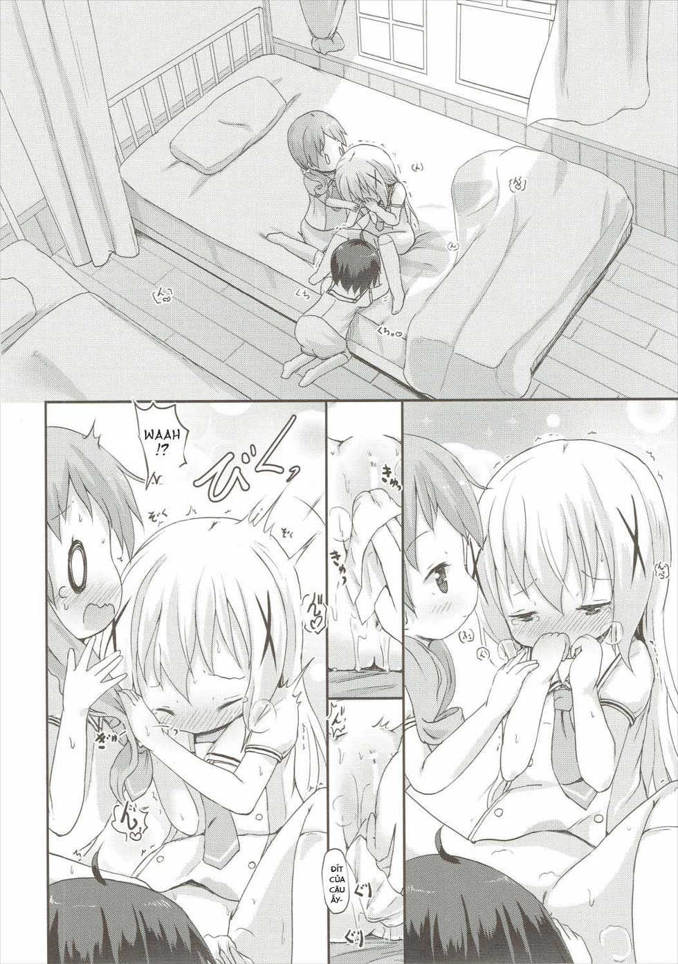 (C90) [Netekuras (Lolisin)] Moshikashite, Chino-chan Onesho Shichatta no?? 2 (Gochuumon wa Usagi desu ka?) [Vietnamese Tiếng Việt] [Loli Fansub] - Page 22