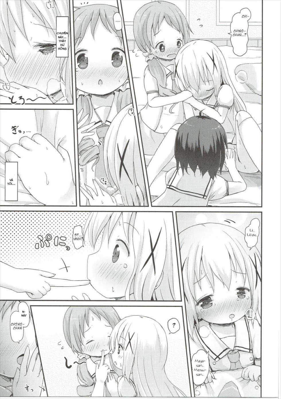 (C90) [Netekuras (Lolisin)] Moshikashite, Chino-chan Onesho Shichatta no?? 2 (Gochuumon wa Usagi desu ka?) [Vietnamese Tiếng Việt] [Loli Fansub] - Page 23