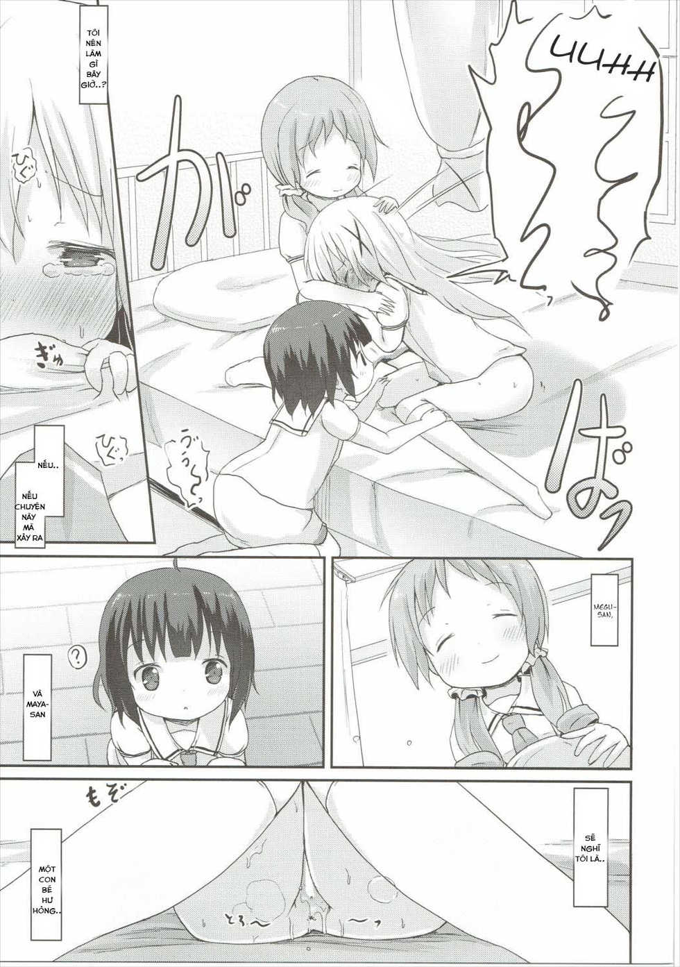 (C90) [Netekuras (Lolisin)] Moshikashite, Chino-chan Onesho Shichatta no?? 2 (Gochuumon wa Usagi desu ka?) [Vietnamese Tiếng Việt] [Loli Fansub] - Page 25