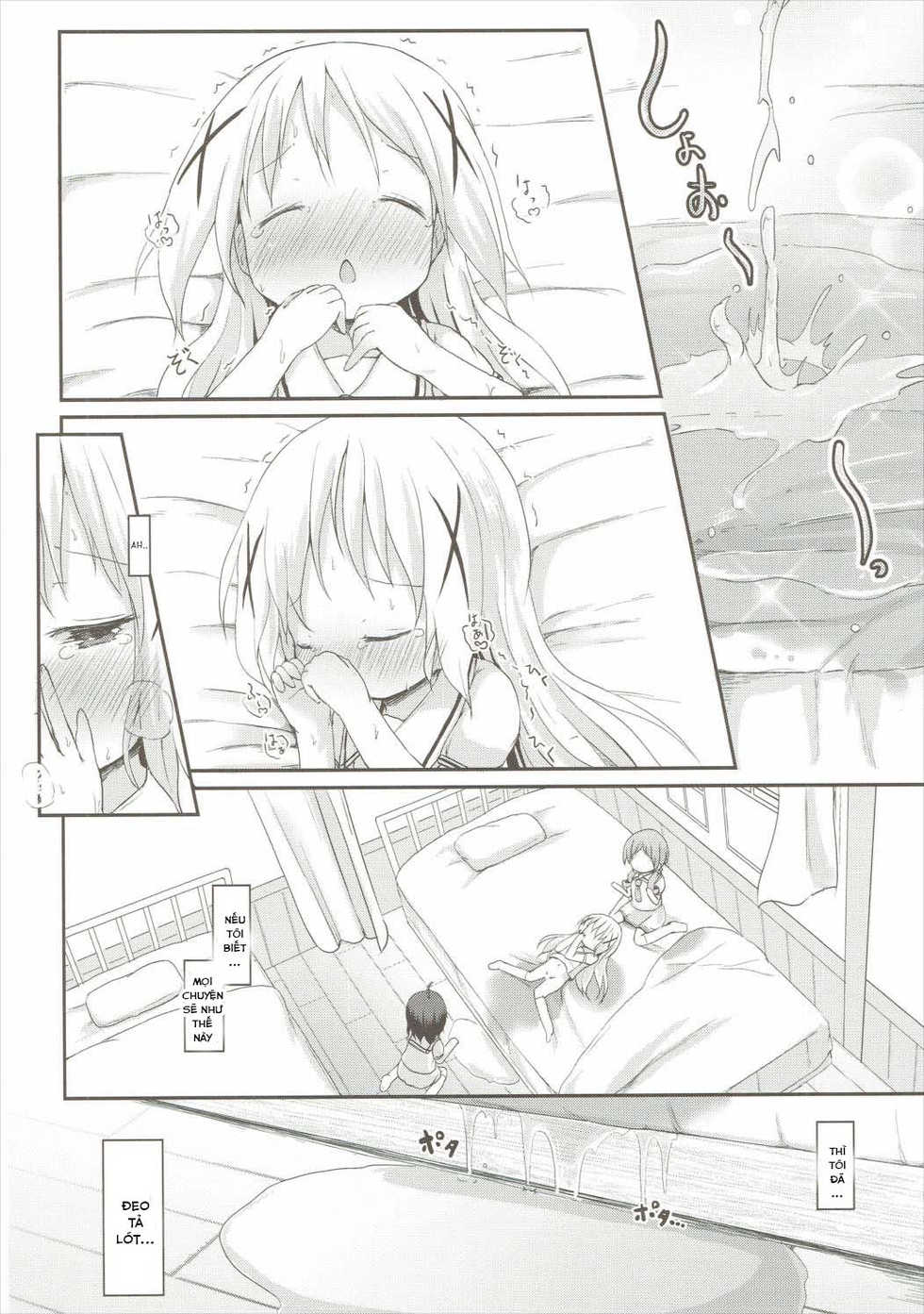 (C90) [Netekuras (Lolisin)] Moshikashite, Chino-chan Onesho Shichatta no?? 2 (Gochuumon wa Usagi desu ka?) [Vietnamese Tiếng Việt] [Loli Fansub] - Page 30