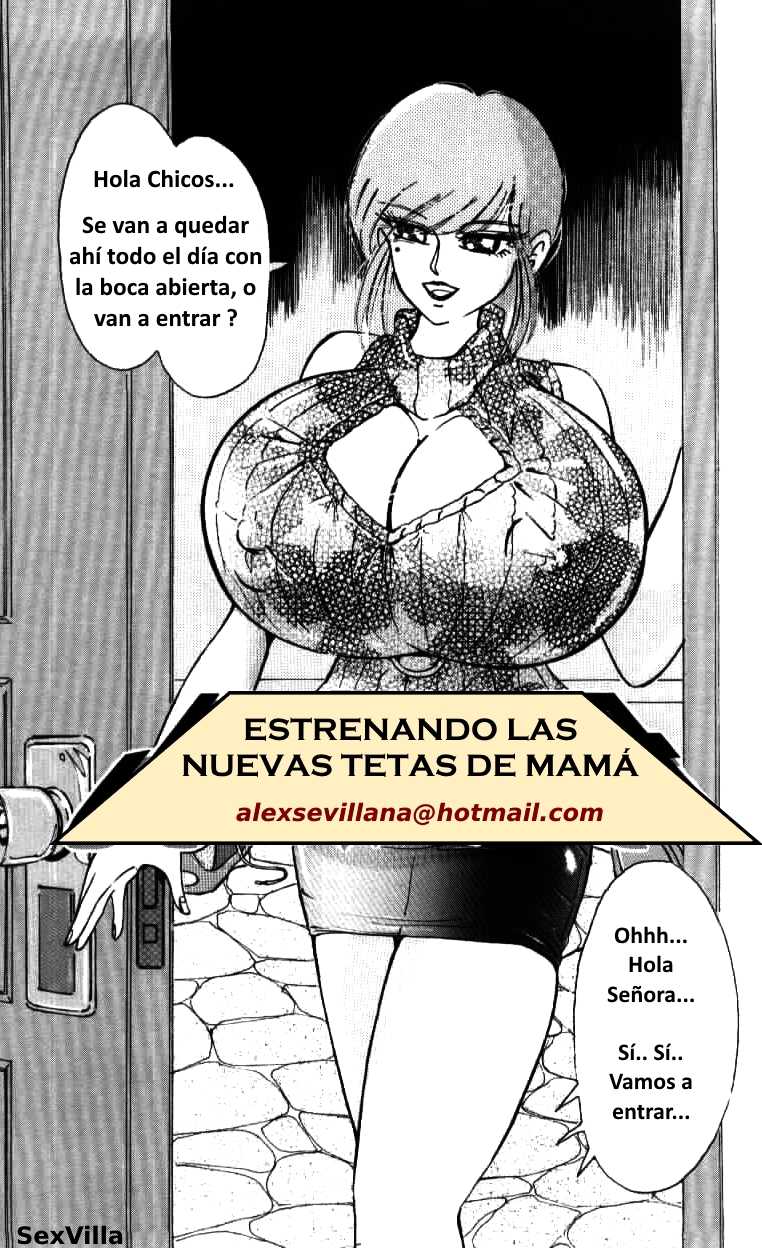 ESTRENANDO LAS NUEVAS TETAS DE MAMÁ  [Spanish] [Rewrite] [SEXVILLA] - Page 2