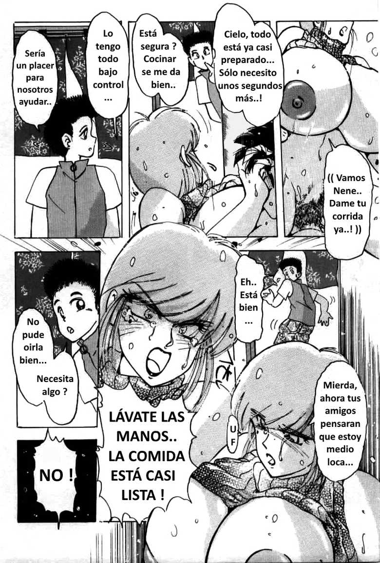 ESTRENANDO LAS NUEVAS TETAS DE MAMÁ  [Spanish] [Rewrite] [SEXVILLA] - Page 13