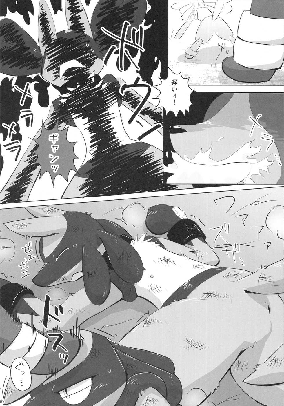 (C90) [Odoshiro Canvas (Various)] Possen! (Pokémon) - Page 35