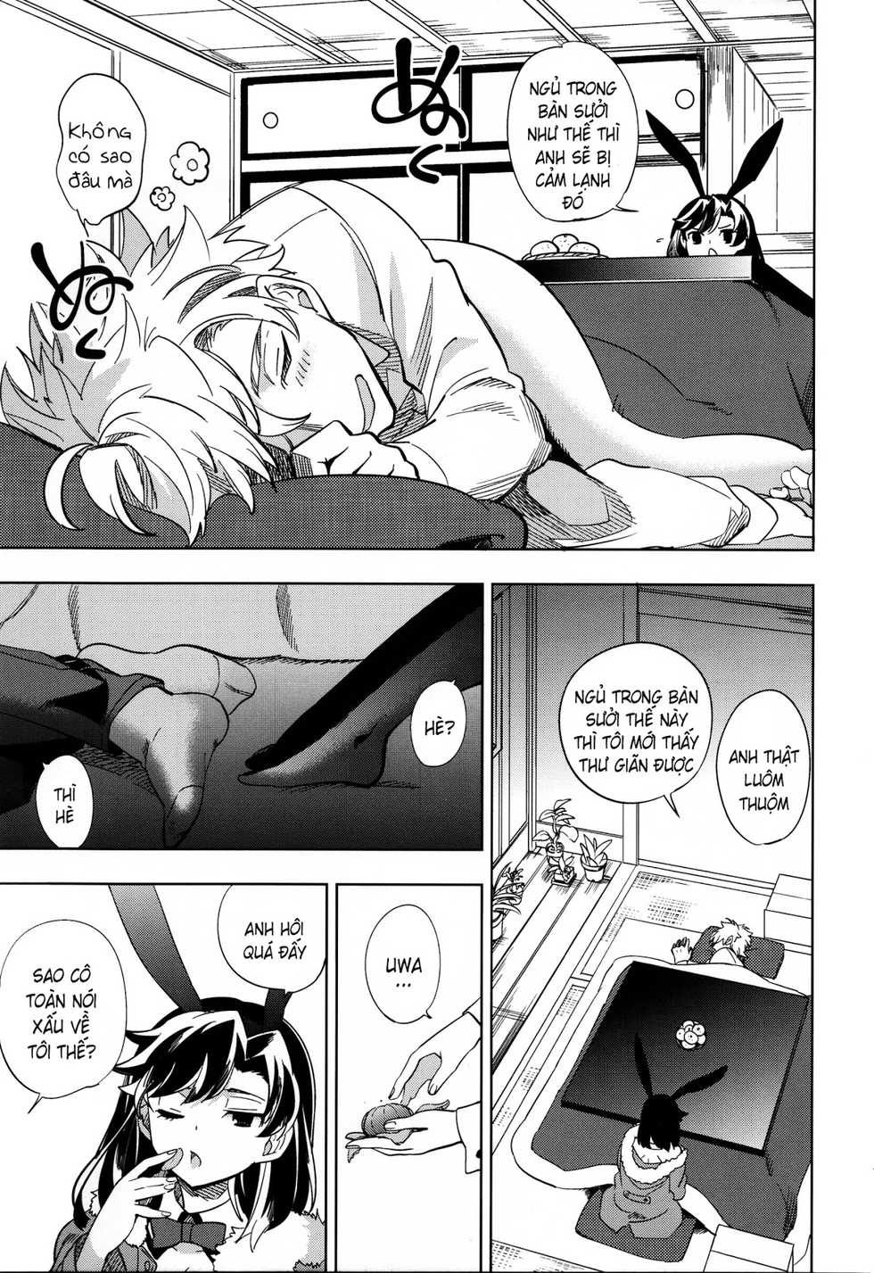 (COMITIA107) [goo-paaa (Ocha)] Yojo-han Bunny [Vietnamese Tiếng Việt] [Demon Victory Team] - Page 14