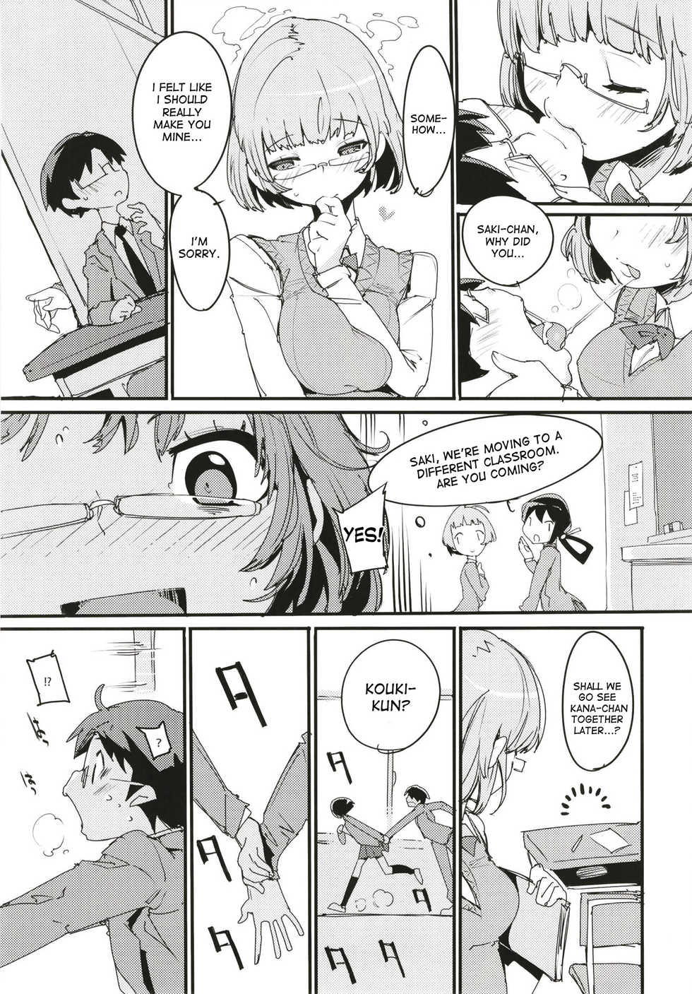 (C93) [Potato Salad (Kurisu)] Popuni Kei Joshi Panic! 6 [English] [desudesu] - Page 9