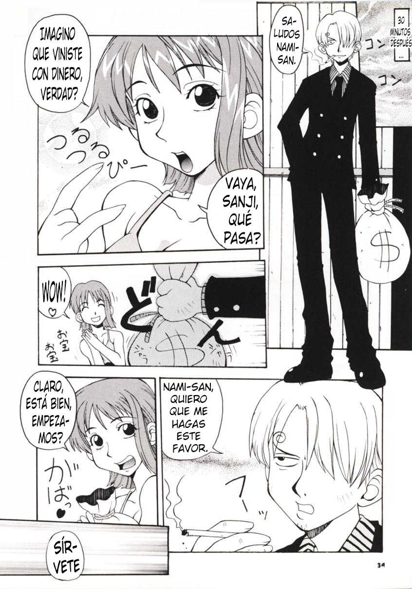 (CR27) [MANGANA (Doluta, Nishimo)] LOVE NAMI (One Piece) [Spanish] [kalock] - Page 33
