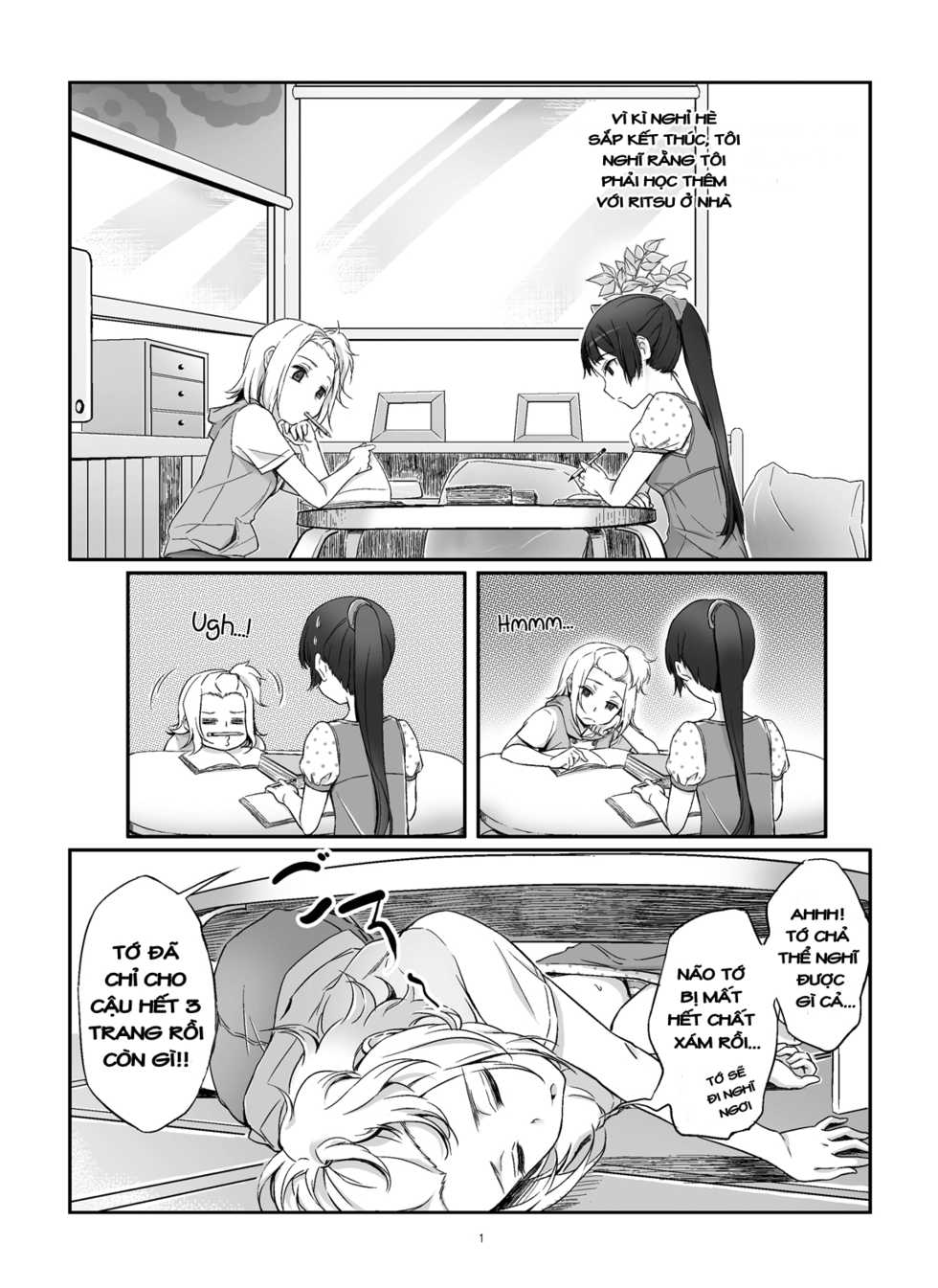 [soramimi (Mytyl)] lesson!! (K-ON!) [Vietnamese Tiếng Việt] {Demon Victory Team} [Digital] - Page 2