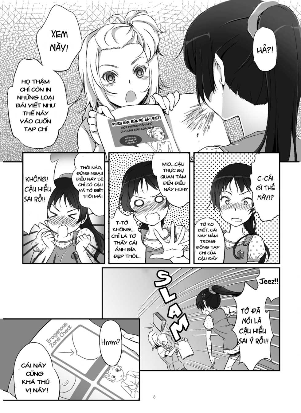 [soramimi (Mytyl)] lesson!! (K-ON!) [Vietnamese Tiếng Việt] {Demon Victory Team} [Digital] - Page 4