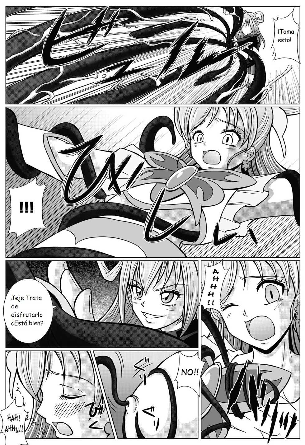 [MACXE'S (monmon)] Mou Hitotsu no Ketsumatsu  Henshin Heroine Kairaku Sennou ~Gekijouban Yes!! Precure 5 Hen~  | Otra conclusión (Yes! PreCure 5) [Spanish] [SaHa] - Page 10