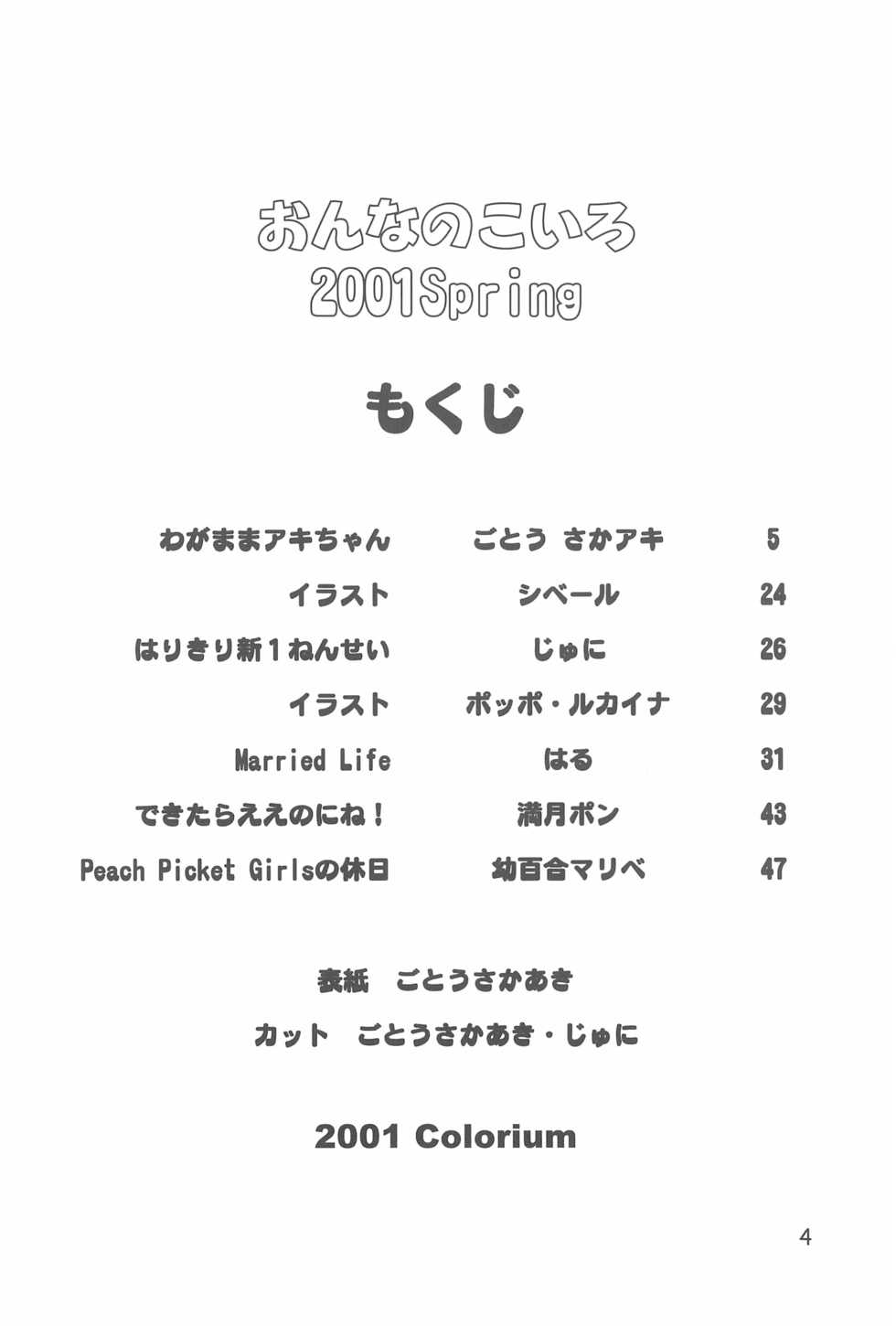 (CR29) [Colorium (Various)] Onnanoko Iro 2001 Spring - Page 6