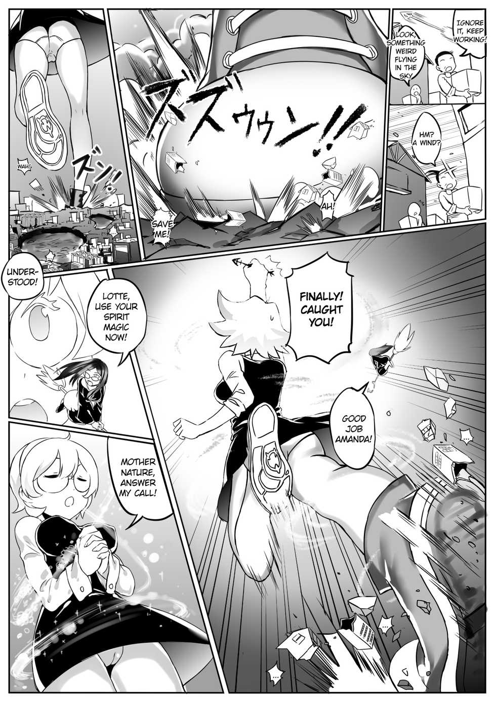 [Ting Fong Jiu Si Yu (Nikaidou Keita)] Kyodai Majo Chuuihou (Little Witch Academia) [English] [EroGPx] [Incomplete] - Page 15
