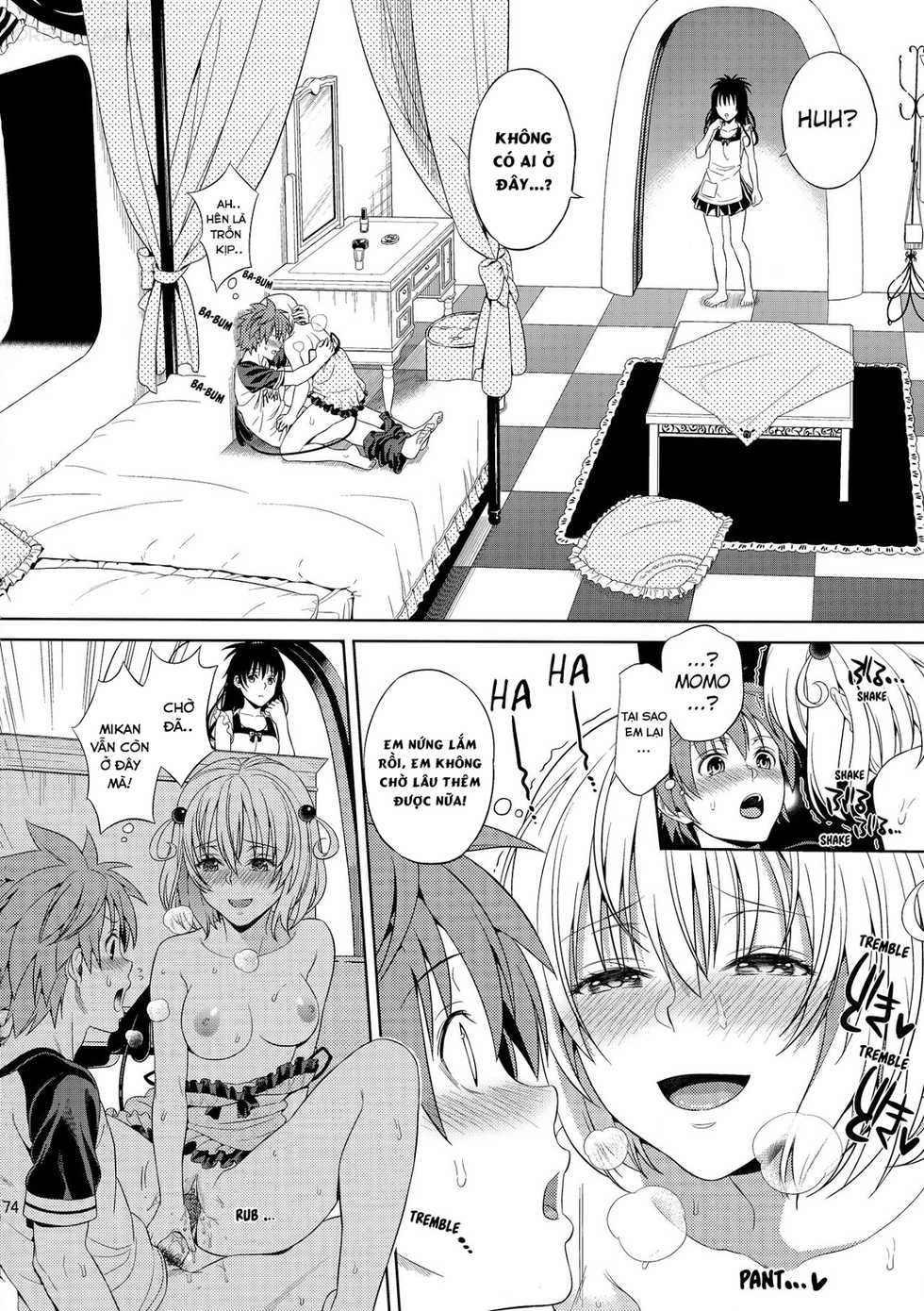 (C86) [Maniac Street (Sugaishi, Oono)] Momoiro Passion (Harem Collection) (To LOVE-Ru) [Vietnamese Tiếng Việt] {Forever x Alone} [Decensored] - Page 14