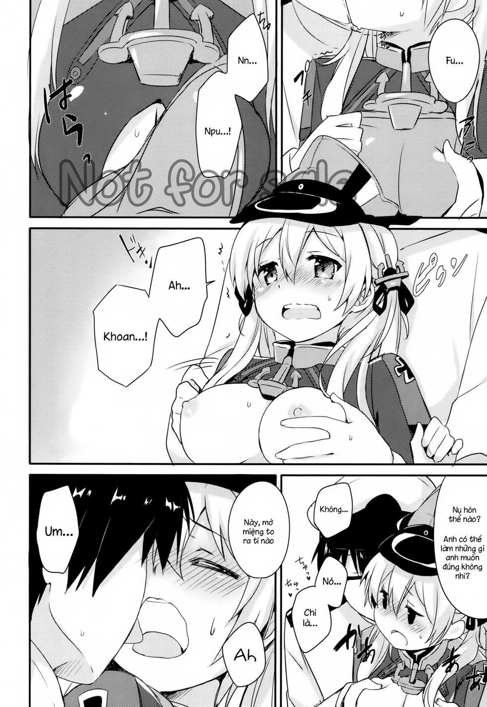 (C87) [Ichigosize (Natsume Eri)] Admiral-san Atatakai no ga Iino? | Admiral, Can I Keep You Warm? (Kantai Collection -Kancolle-) [Vietnamese Tiếng Việt] {XXX Inc} - Page 9