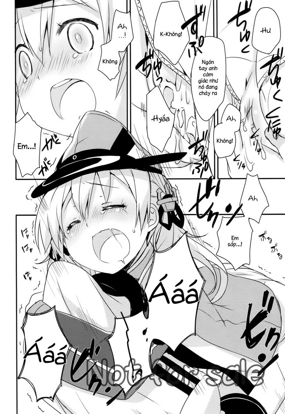 (C87) [Ichigosize (Natsume Eri)] Admiral-san Atatakai no ga Iino? | Admiral, Can I Keep You Warm? (Kantai Collection -Kancolle-) [Vietnamese Tiếng Việt] {XXX Inc} - Page 13