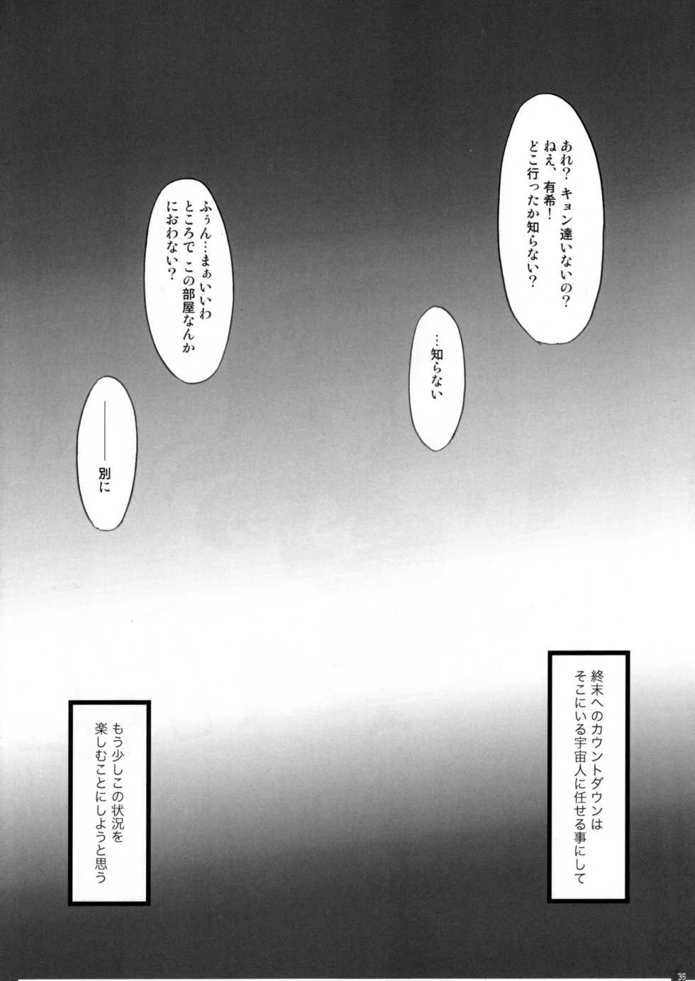 (C71) [HIGH RISK REVOLUTION (Aizawa Hiroshi)] Hism Ecchi Izumu 2 (Suzumiya Haruhi no Yuuutsu) - Page 34