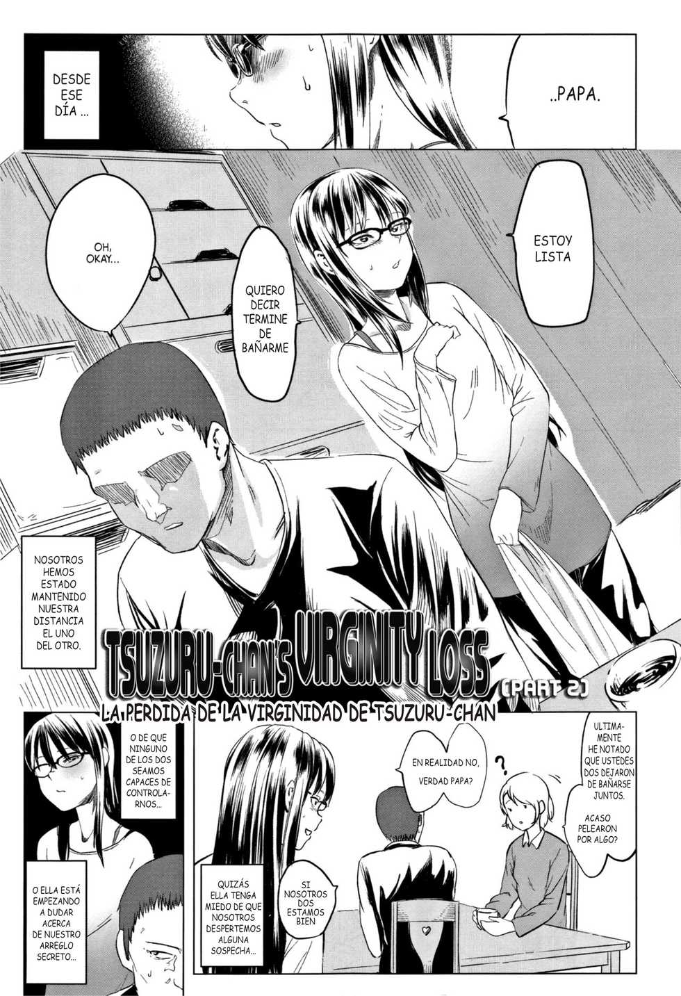 [Holiday Yasumi] Tsuzuru-chan no Shojo Soushitsu Kouhen | LA PERDIDA DE LA VIRGINIDAD DE TSUZURU-CHAN PARTE 2 (Watashi-tachi no Seiai Hakusho) [Spanish] [death mask] - Page 1