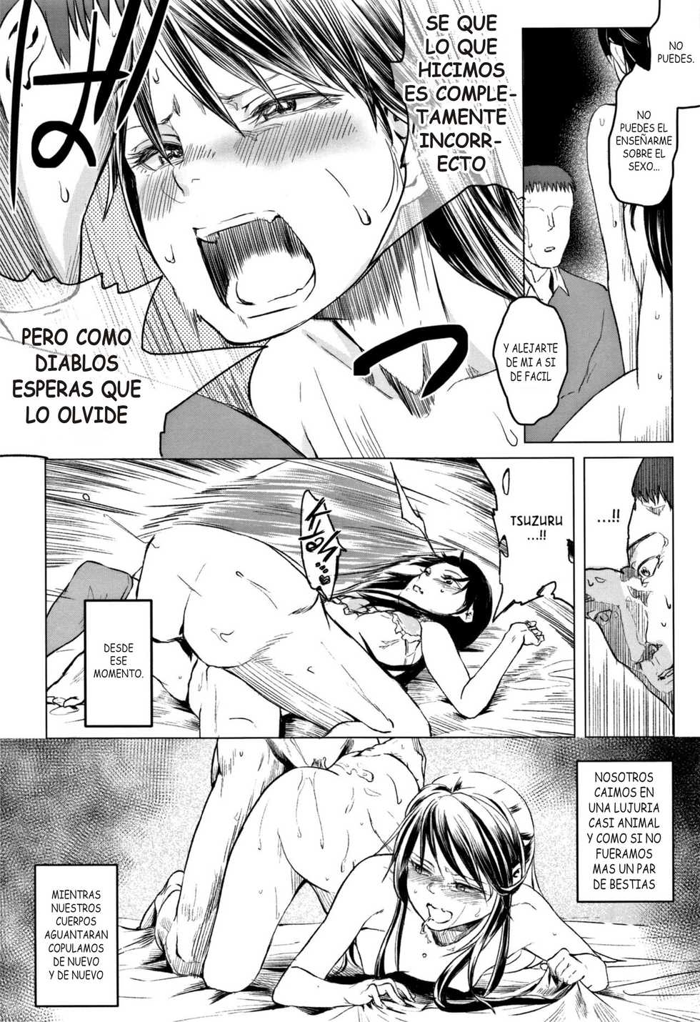 [Holiday Yasumi] Tsuzuru-chan no Shojo Soushitsu Kouhen | LA PERDIDA DE LA VIRGINIDAD DE TSUZURU-CHAN PARTE 2 (Watashi-tachi no Seiai Hakusho) [Spanish] [death mask] - Page 37
