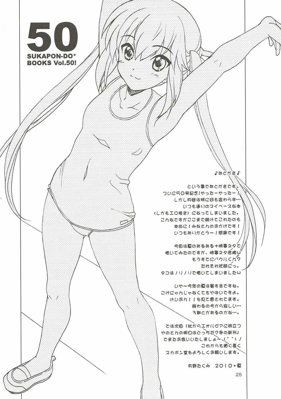 (C78) [SUKAPON-DO (Kagawa Tomonobu, Yano Takumi)] Houkago Variety (K-ON!) - Page 24