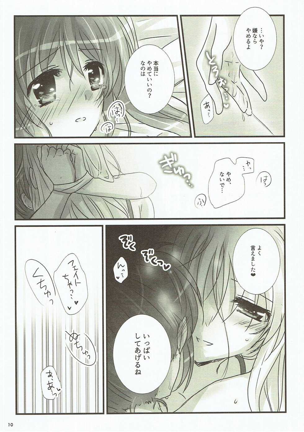 (C93) [Ameiro (Nanashiki)] Junketsu Dressage (Mahou Shoujo Lyrical Nanoha) - Page 8