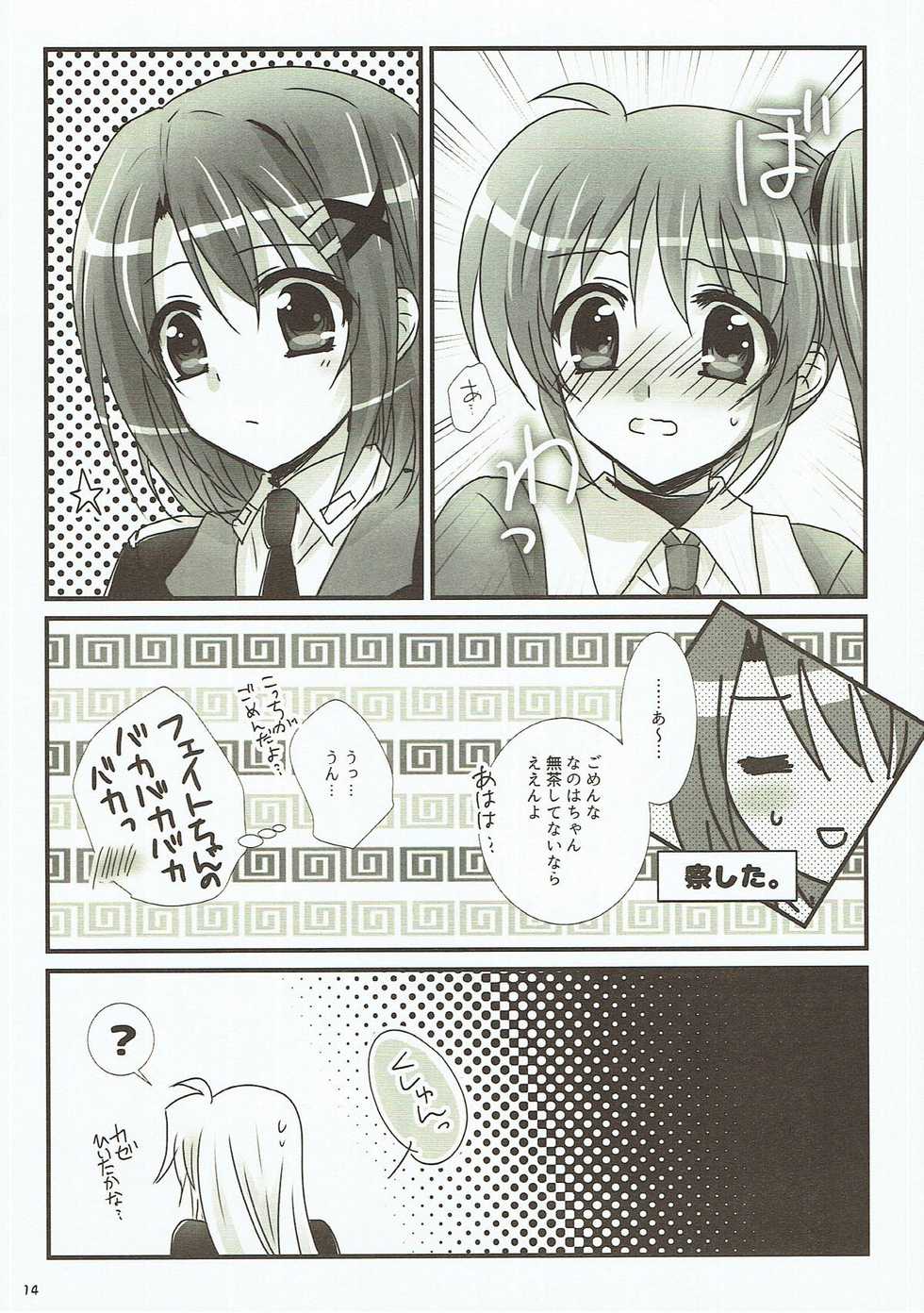 (C93) [Ameiro (Nanashiki)] Junketsu Dressage (Mahou Shoujo Lyrical Nanoha) - Page 12