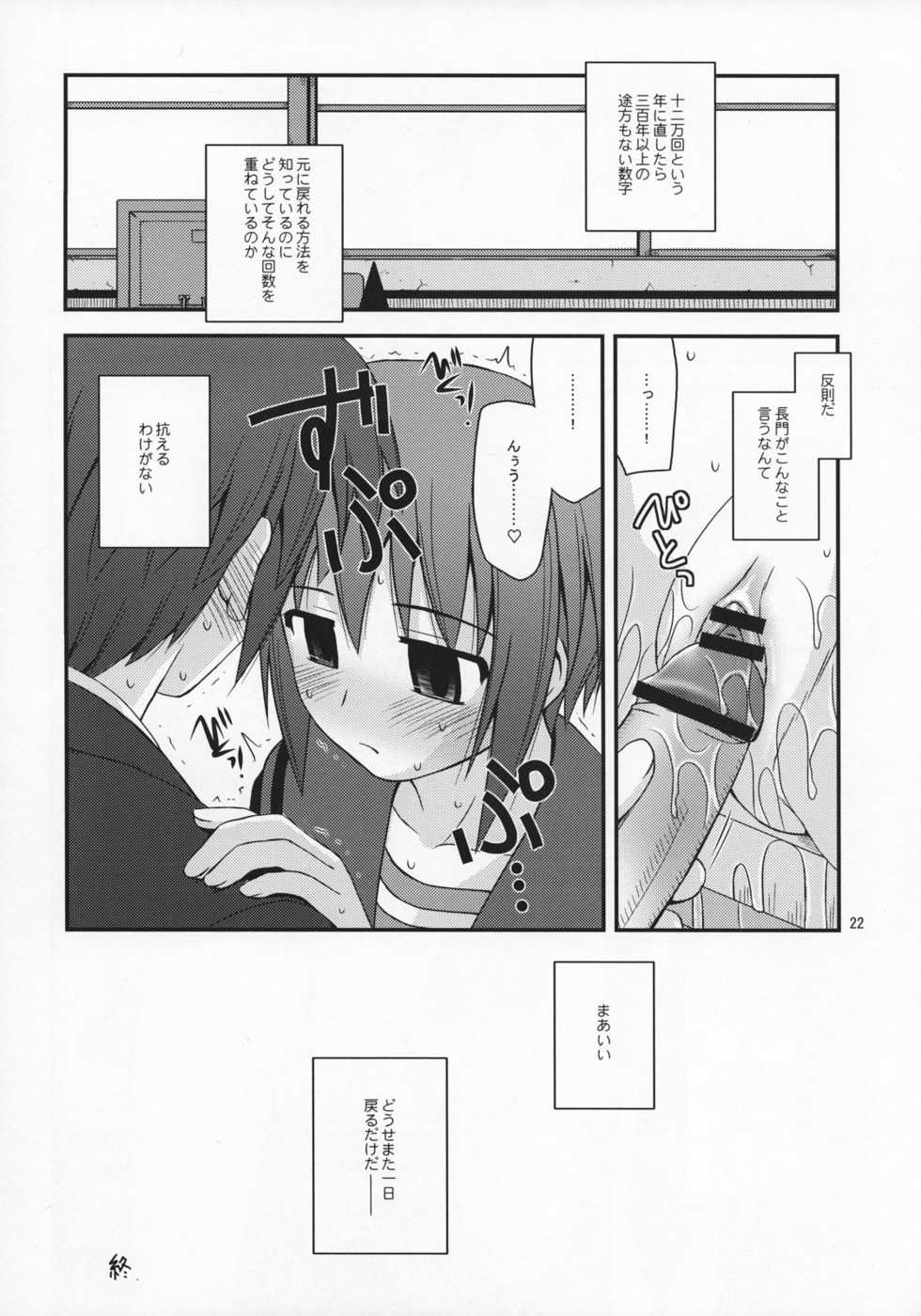 (COMIC1) [Konno Seisakubou (Konno Azure)] Refrain Heart (The Melancholy of Haruhi Suzumiya) - Page 21