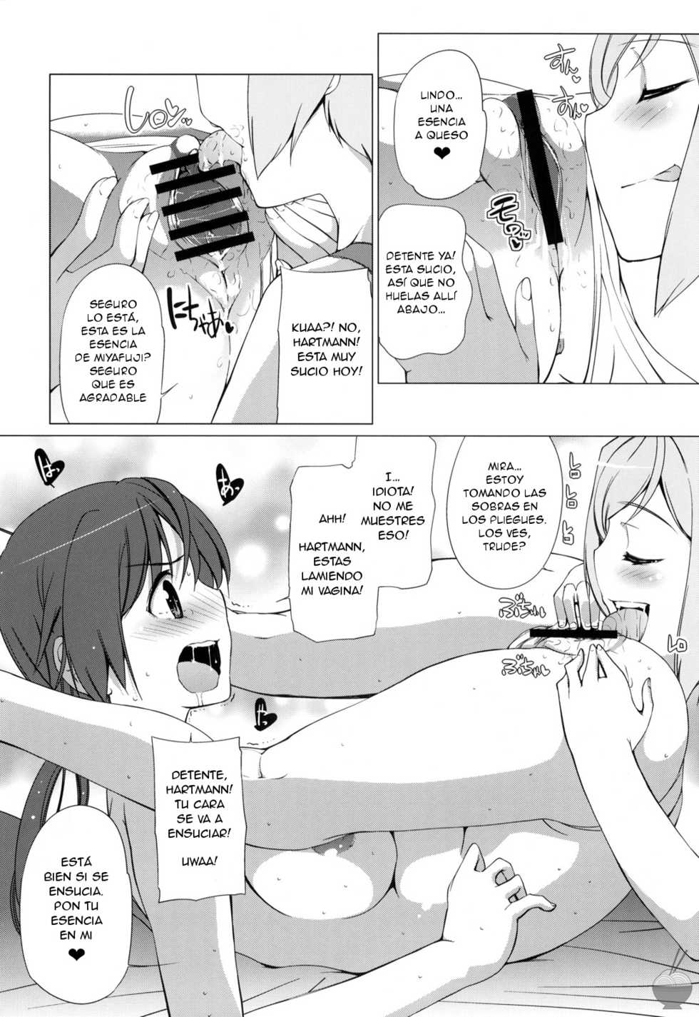 (C79) [Tougechaya (Touge Hiro)] Karlsland Gunjin tarumono 1 ni Erica 2 ni Erica, 3・4 mo Erica Ikaryaku da! (Strike Witches) [Spanish] [NekoTime] - Page 9