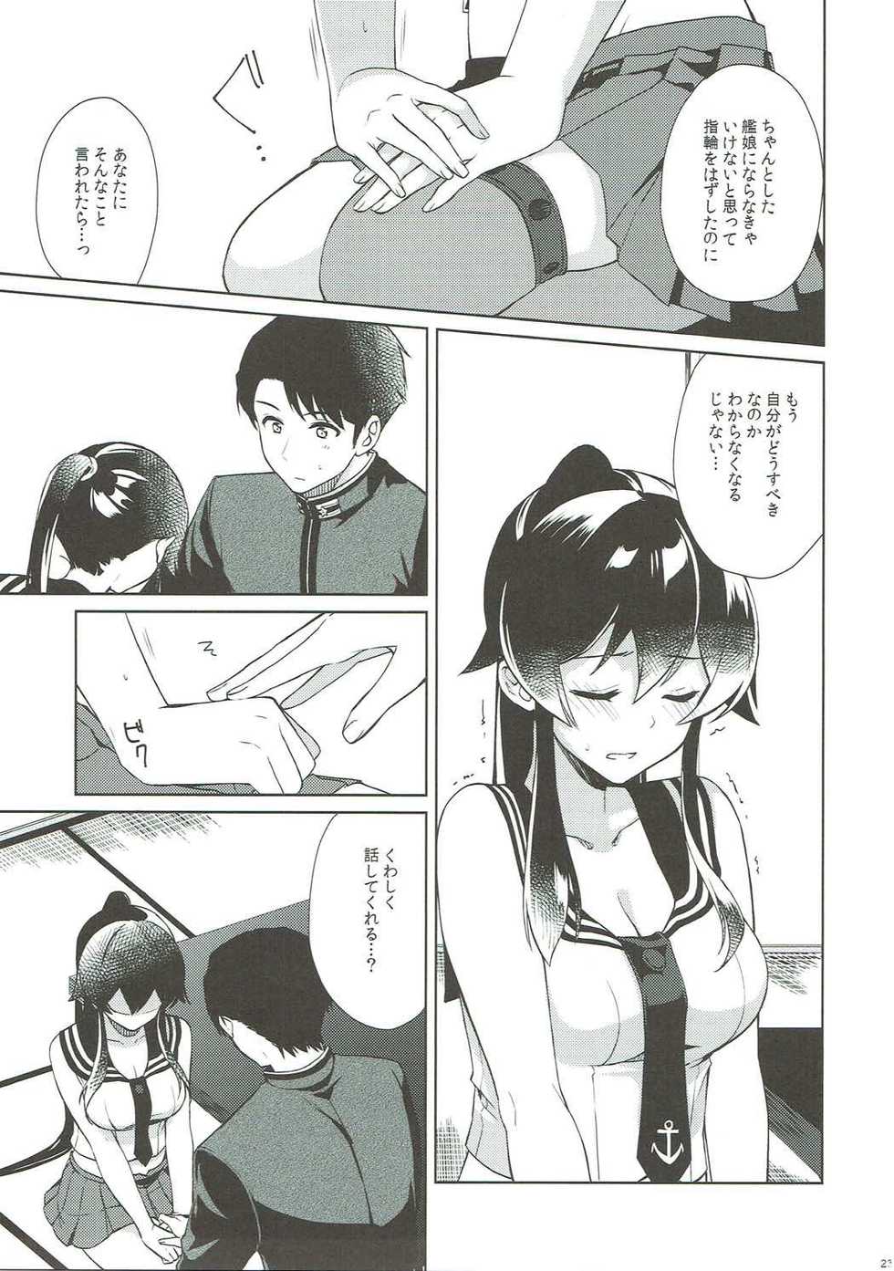 (C93) [Rosapersica (Ichinomiya)] Keijun Yahagi wa Koi o Shita. Chuu (Kantai Collection -KanColle-) - Page 22