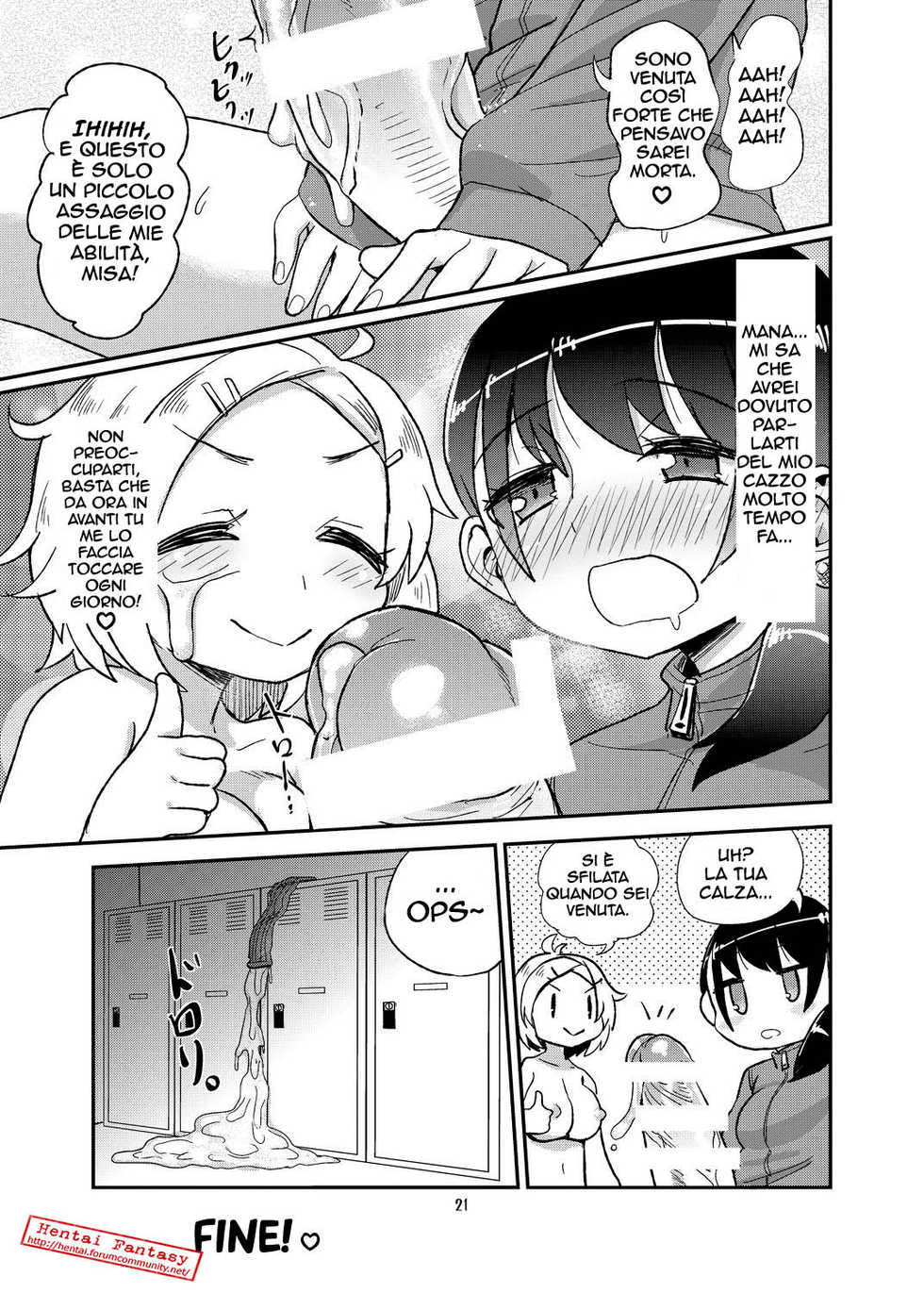 [Konnyaku Nabe (magifuro Konnyaku)] Futanari JC no Nichijou | Futanari Daily Life [Italian] [Hentai Fantasy] [Digital] - Page 21