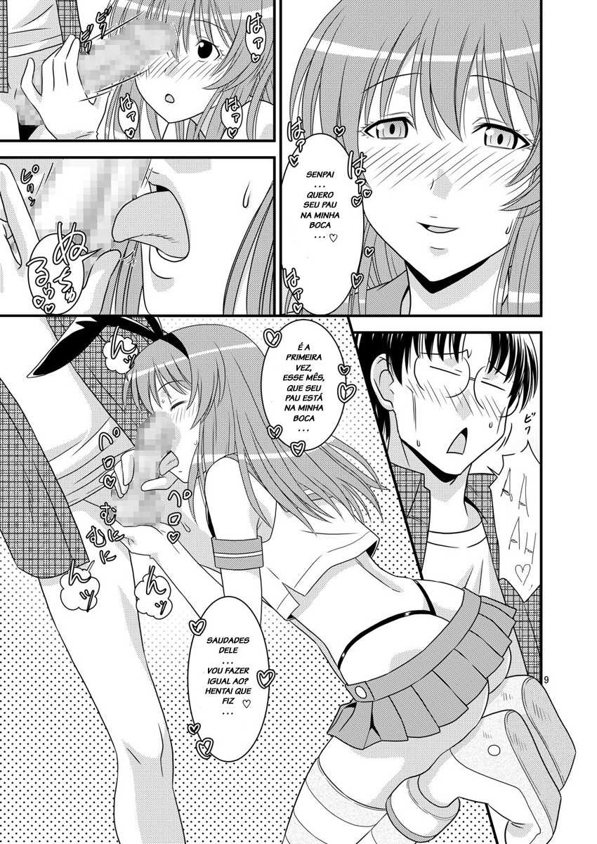 [Gouten Doujou (Karasuke D, KIKI)] Genshiken no Hon San Satsu-me (Genshiken, Kantai Collection -KanColle-) [Portuguese-BR] [LIANEF] [Digital] - Page 9