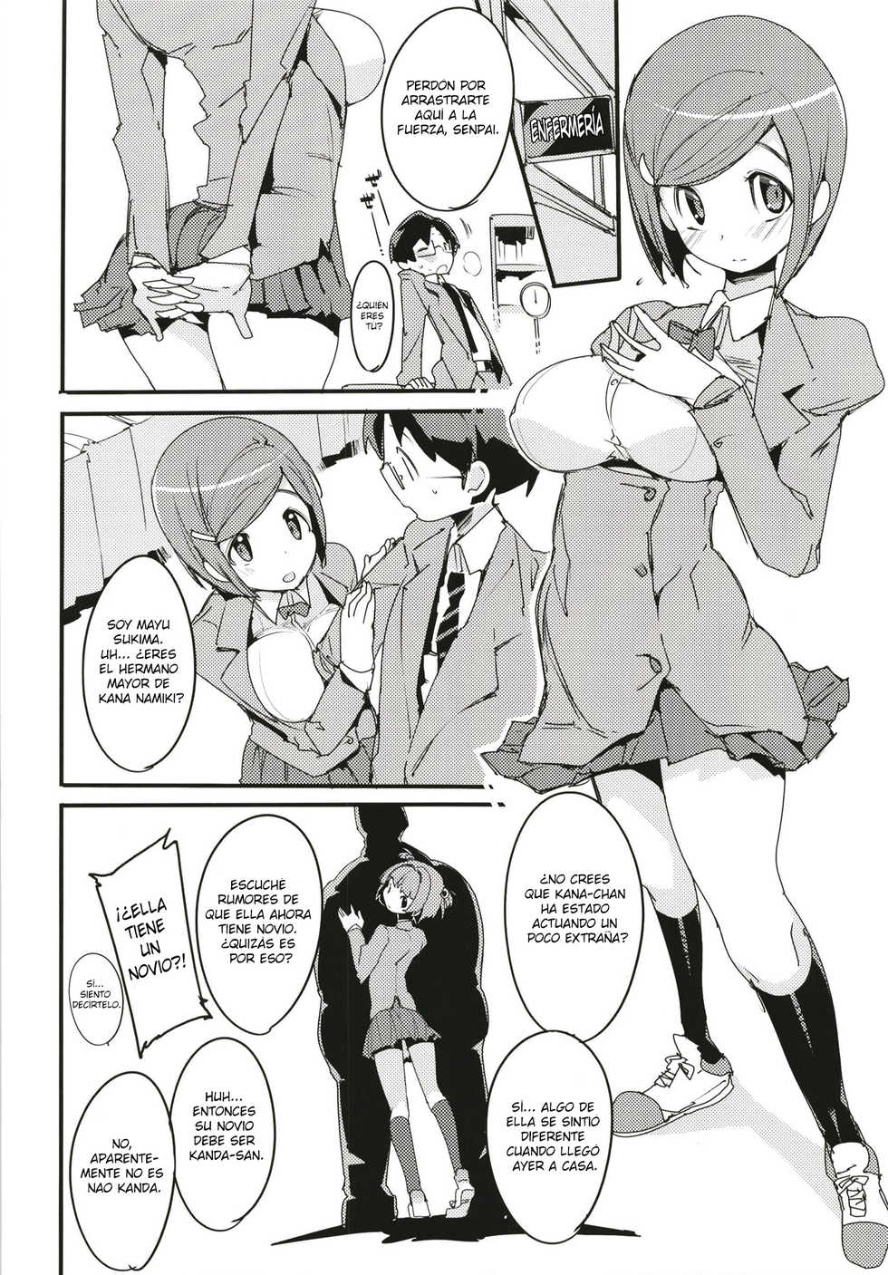 (C93) [Potato Salad (Kurisu)] Popuni Kei Joshi Panic! 6 [Spanish] - Page 9
