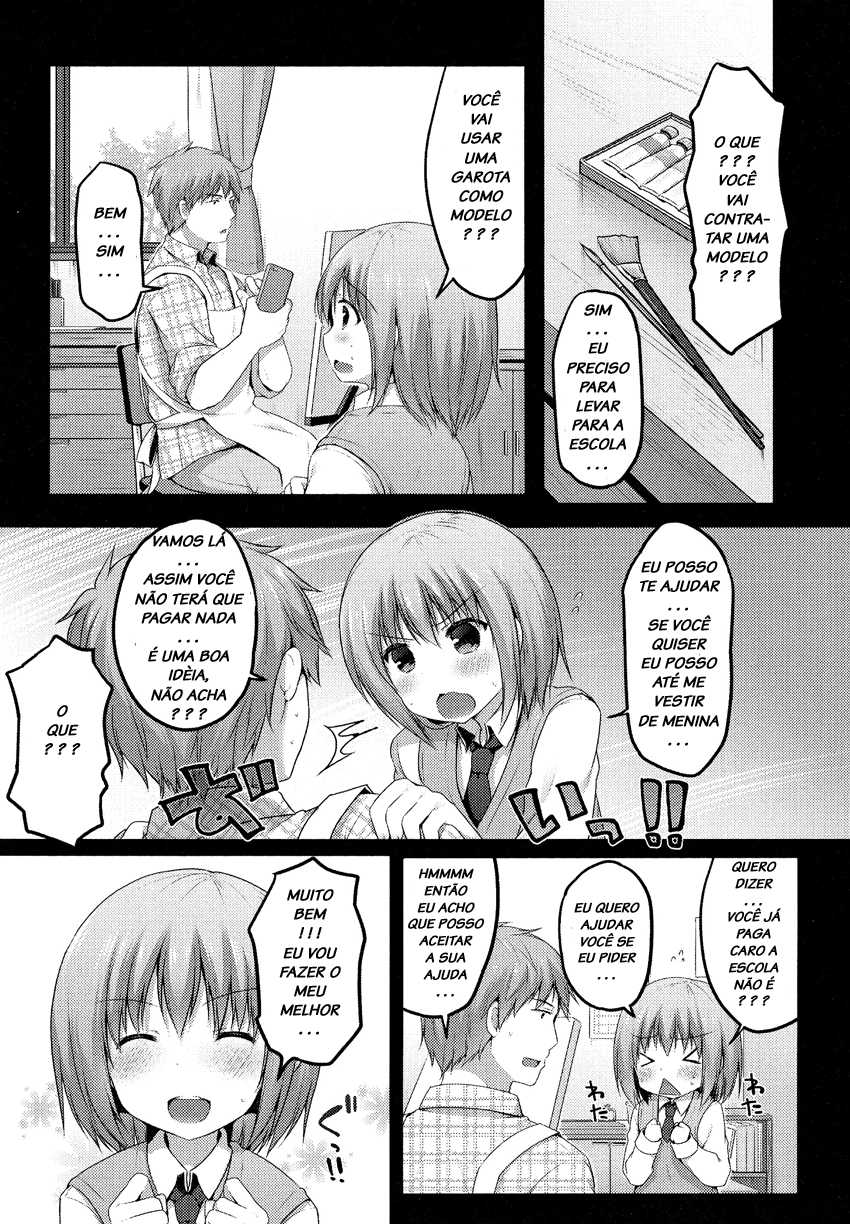 [Sakura Puchilo] Mousou Sketch (Otoko no Ko-llection! R) [Portuguese-BR] [LIANEF] - Page 2