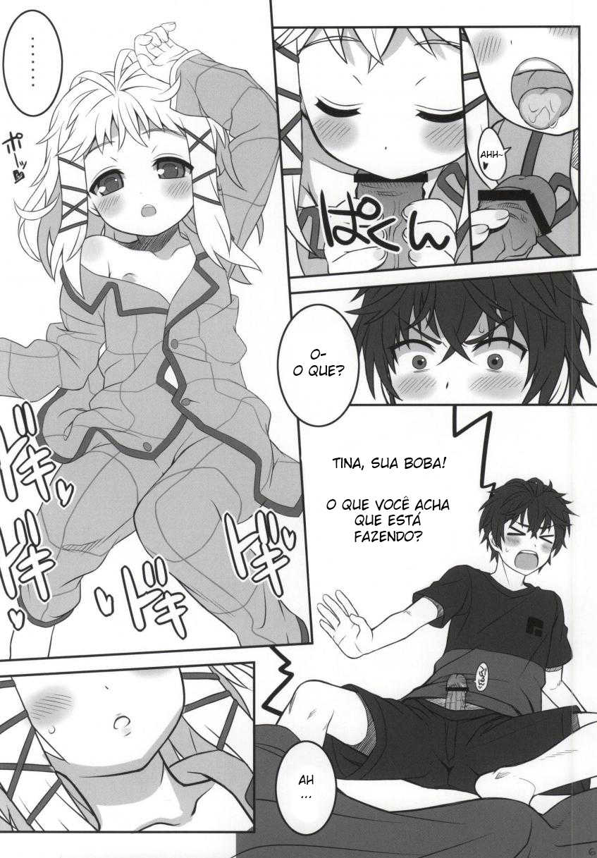 (C86) [CHILLED HOUSE (Aoi Kumiko)] Tina to Chucchu suru Hon | Tina's Kissing Book (BLACK BULLET) [Portuguese-BR] [ShooTM] - Page 3