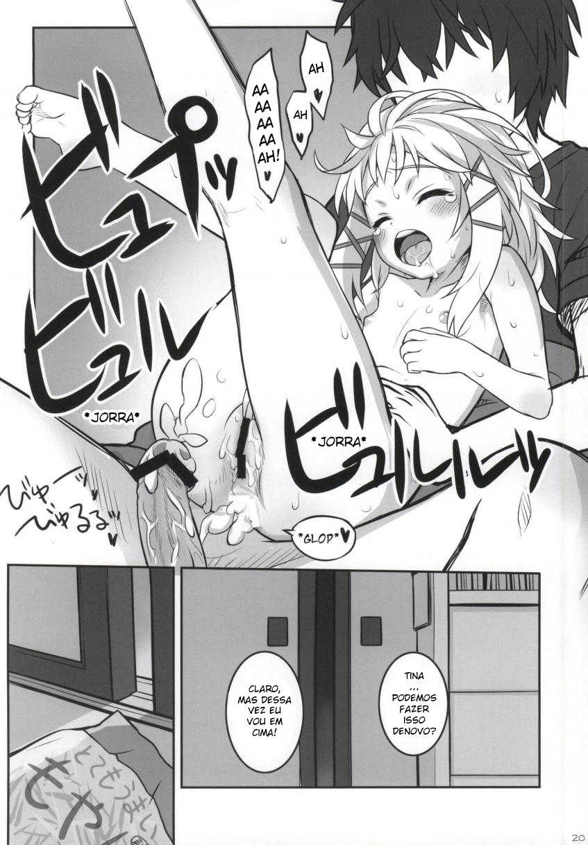 (C86) [CHILLED HOUSE (Aoi Kumiko)] Tina to Chucchu suru Hon | Tina's Kissing Book (BLACK BULLET) [Portuguese-BR] [ShooTM] - Page 17