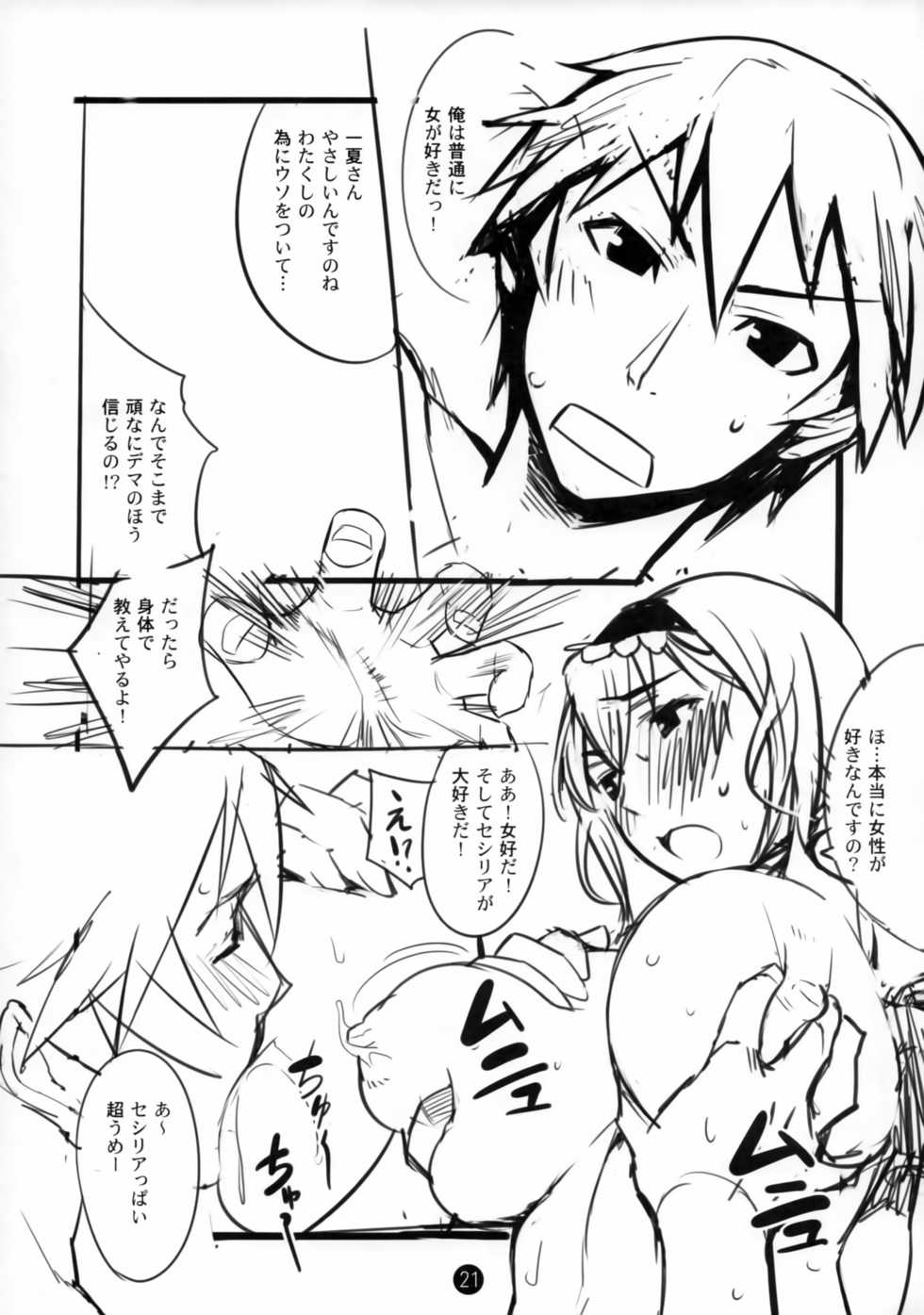 (COMIC1☆5) [Tansan Alkali (Tanru)] Summer Of Love (IS <Infinite Stratos>) - Page 22