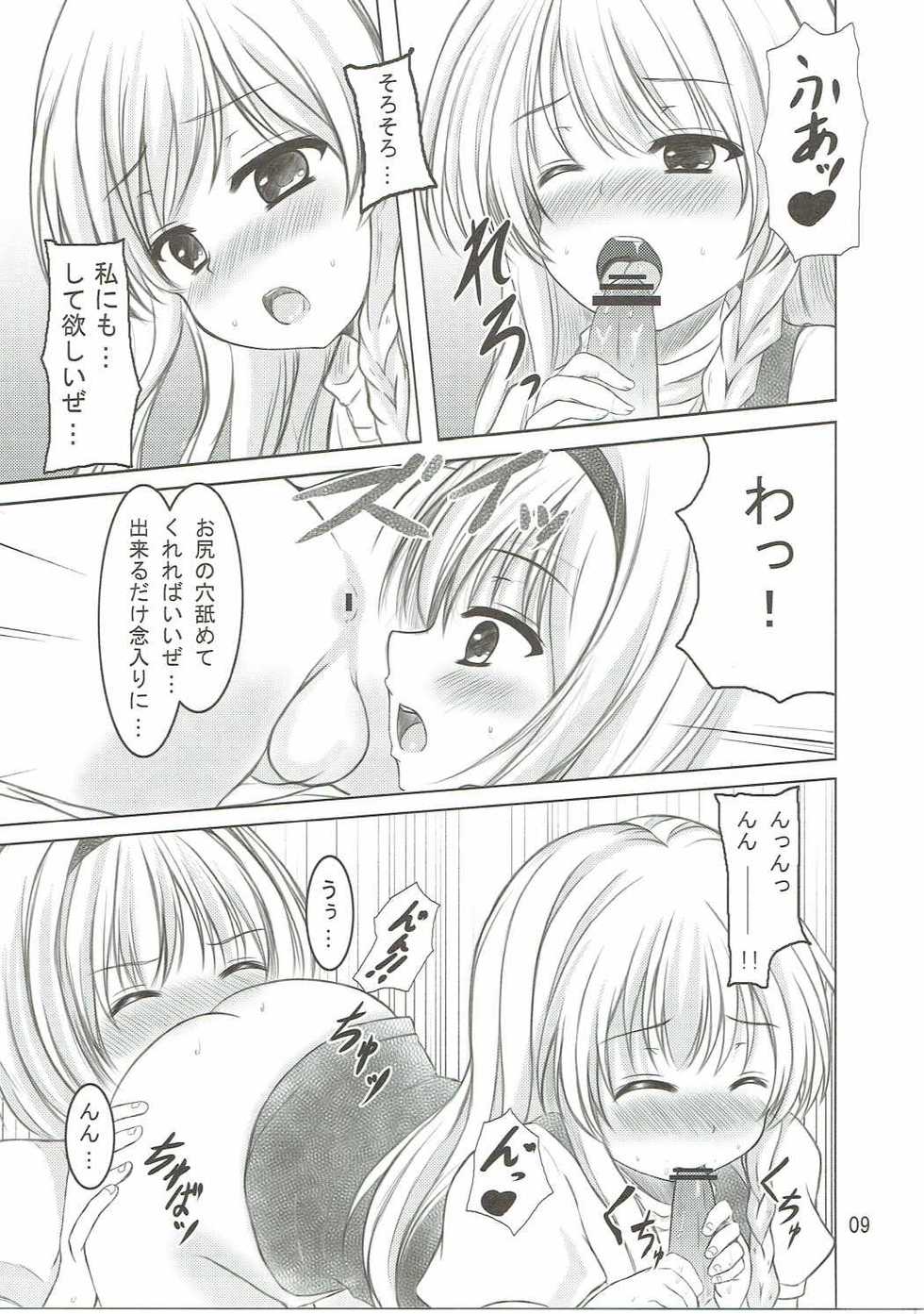 (C81) [Aki no Yonaga ni Yoiyami ni (Nagatsuki Rio)] Konna Marisa wa Ali!? (Touhou Project) - Page 8