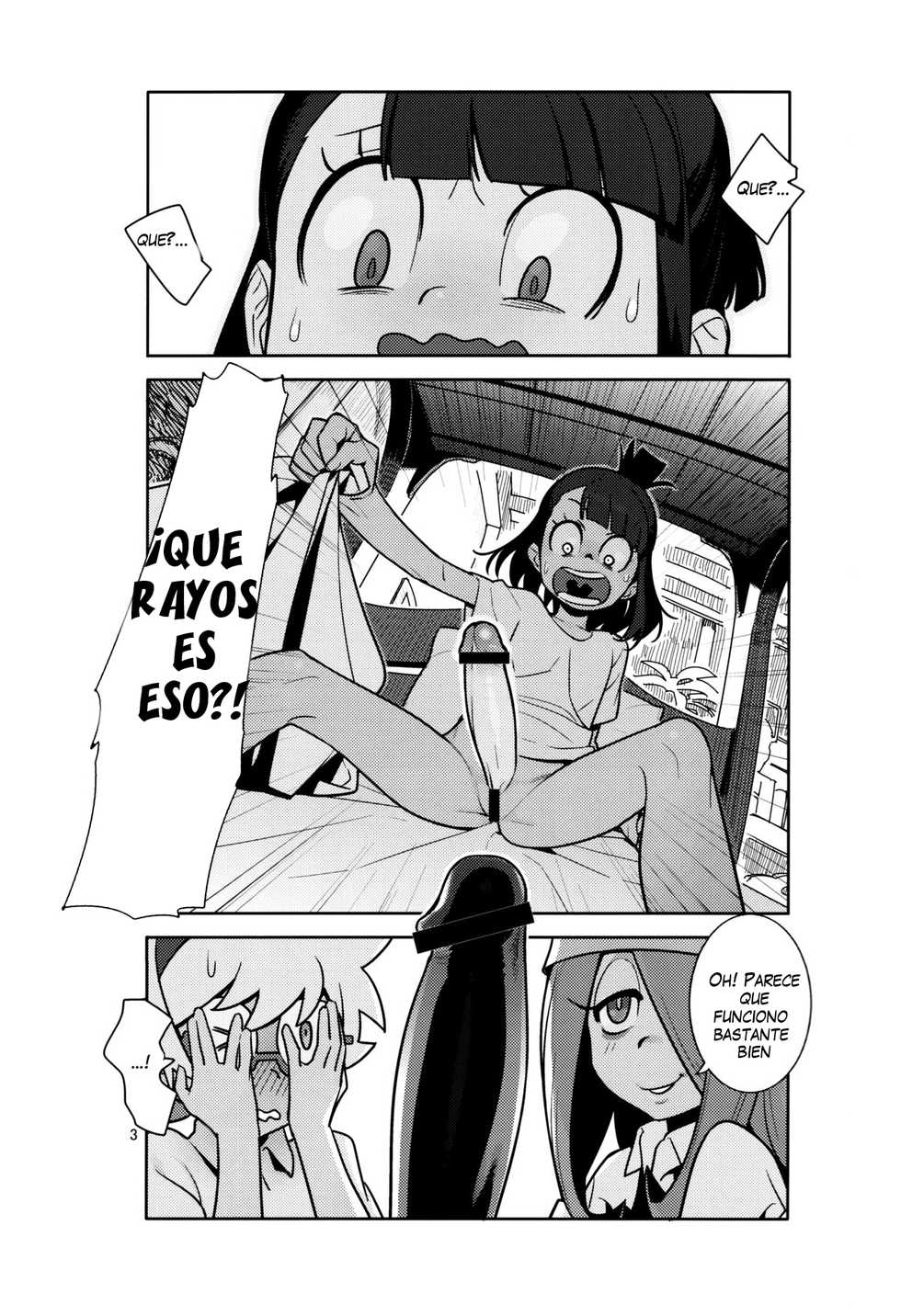 (C84) [Hamanasu Chaya (Hamanasu)] B=Witch! (Little Witch Academia) [Spanish] - Page 2