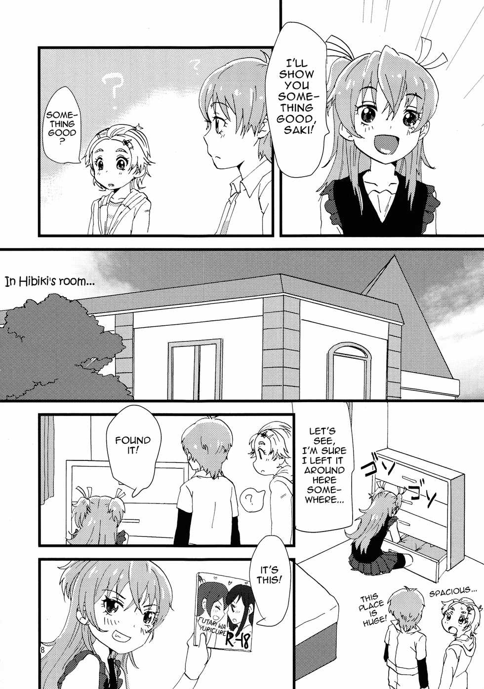 (Rainbow Flavor 9) [Yukirinrin! (Yu)] Koko de Kimenakya Onna ga Sutaru! | | My Pride as a Woman is at Stake! (Futari wa Precure Splash Star) [English] [/u/ Scanlations] - Page 7