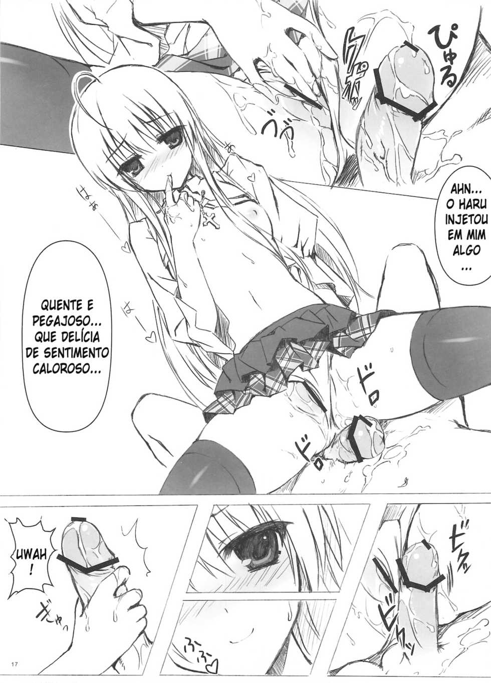 (C78) [Shadow Sorceress Communication Protocol (Hiten Onee-ryuu)] Sora no Omocha (Yosuga no Sora) [Portuguese-BR] [LoliconsAnonimos] - Page 17