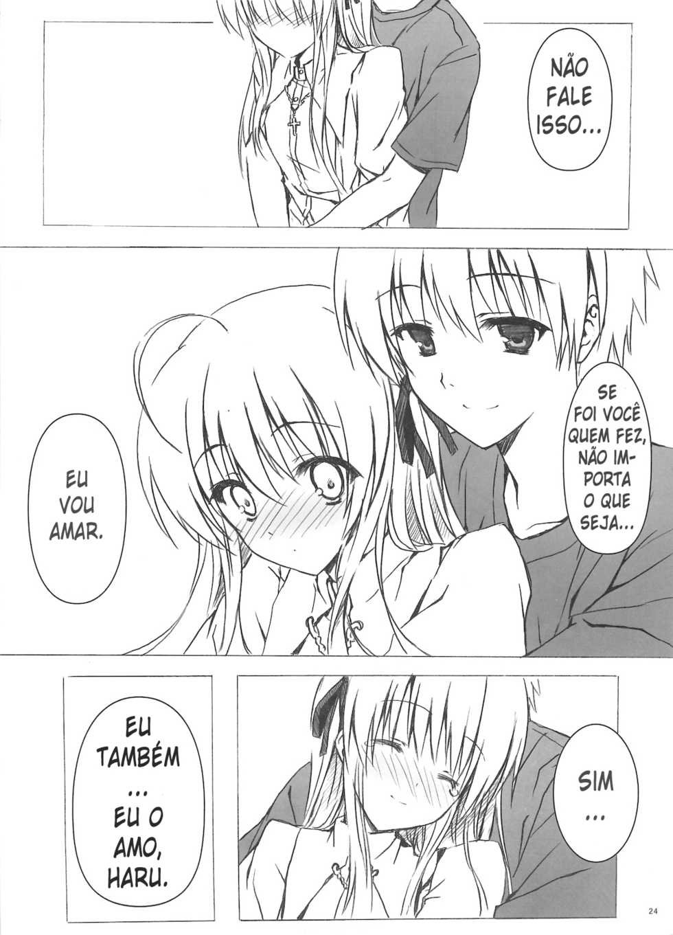 (C78) [Shadow Sorceress Communication Protocol (Hiten Onee-ryuu)] Sora no Omocha (Yosuga no Sora) [Portuguese-BR] [LoliconsAnonimos] - Page 24