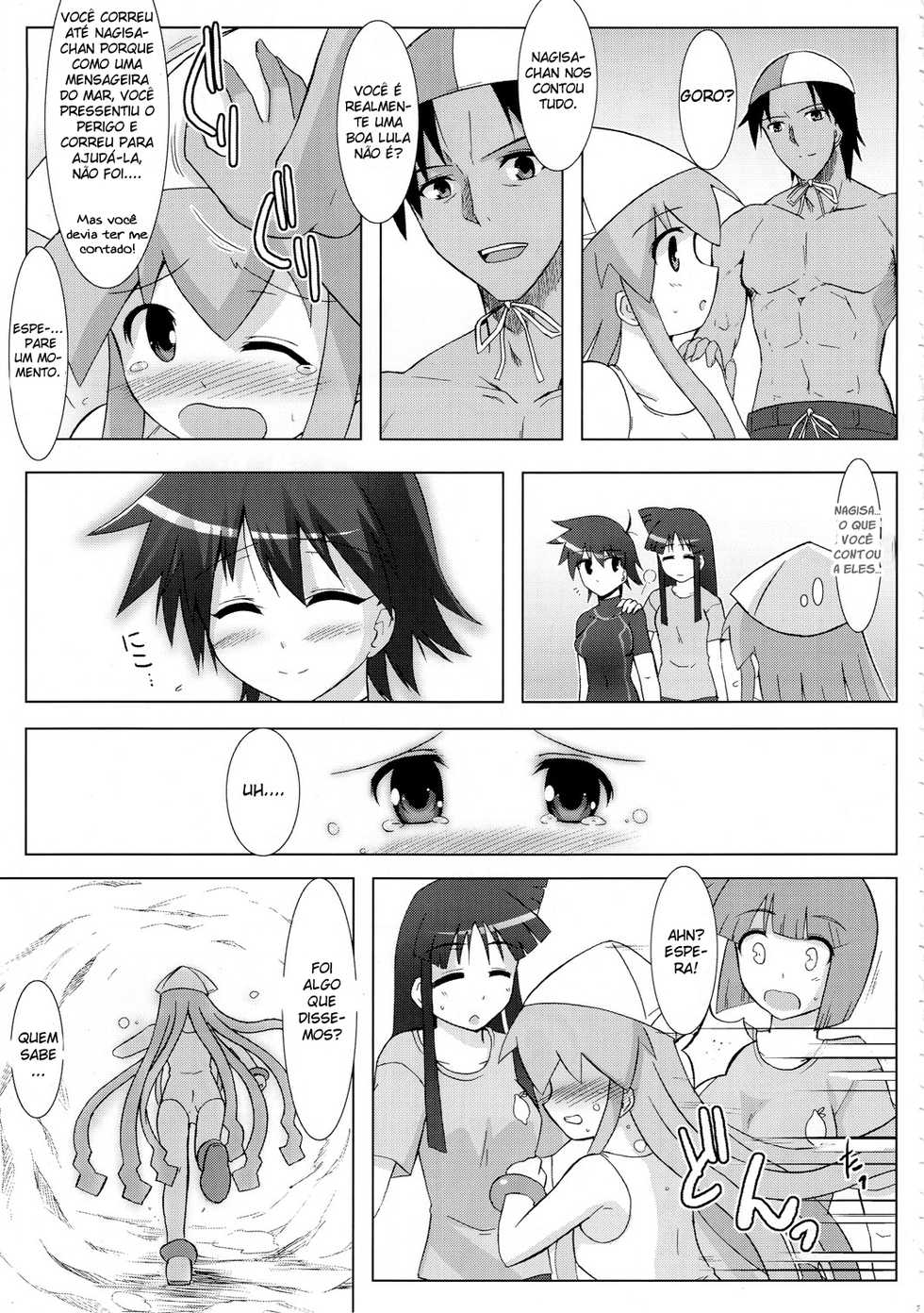 (C79) [C.R's NEST (C.R)] Shinshoku! Shinai ka? (Shinryaku! Ika Musume) [Portuguese-BR] [S2yuri] - Page 30