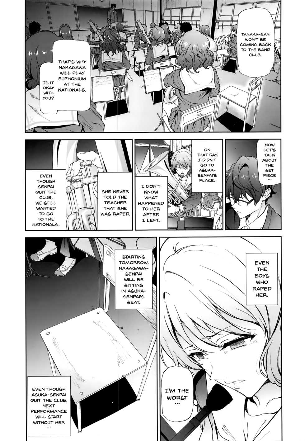 (C91) [EXTENDED PART (Endo Yoshiki)] Asuka-senpai ni Hidoi Koto o Suru Hon | A Story Where You Do Something Cruel To Asuka-Senpai (Hibike! Euphonium) [English] {doujins.com} - Page 20