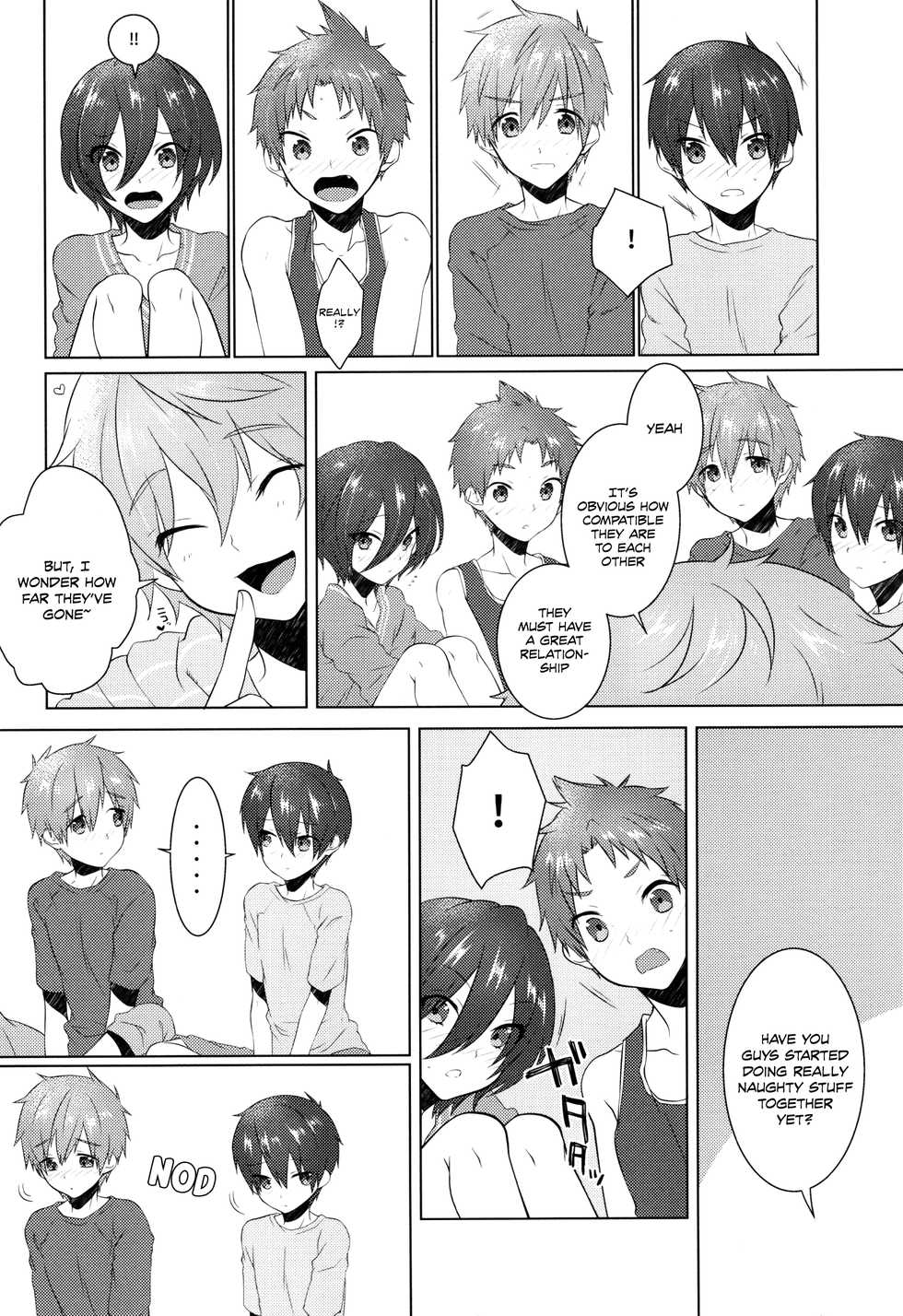 (Splash!Hi 2) [MEMExile (Memeo)] Pajama de Ojama (High☆Speed! -Free! Starting Days-) [English] {Shotachan} - Page 9