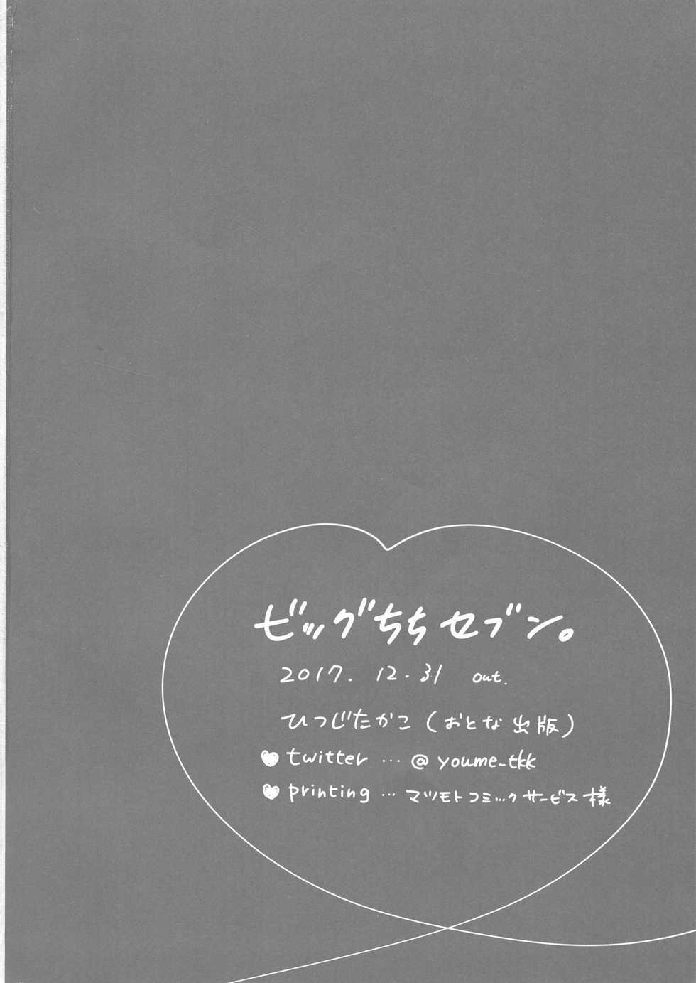 (C93) [Otona Shuppan (Hitsuji Takako)] Big Chichi Seven (Azur Lane) - Page 26