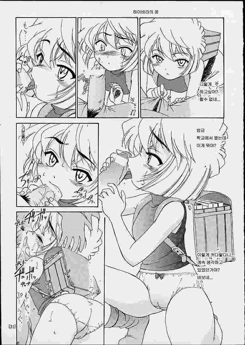 (C60) [Joshinzoku (Wanyanaguda)] Manga Sangyou Haikibutsu 03 (Detective Conan) [Korean] [로리군] - Page 30