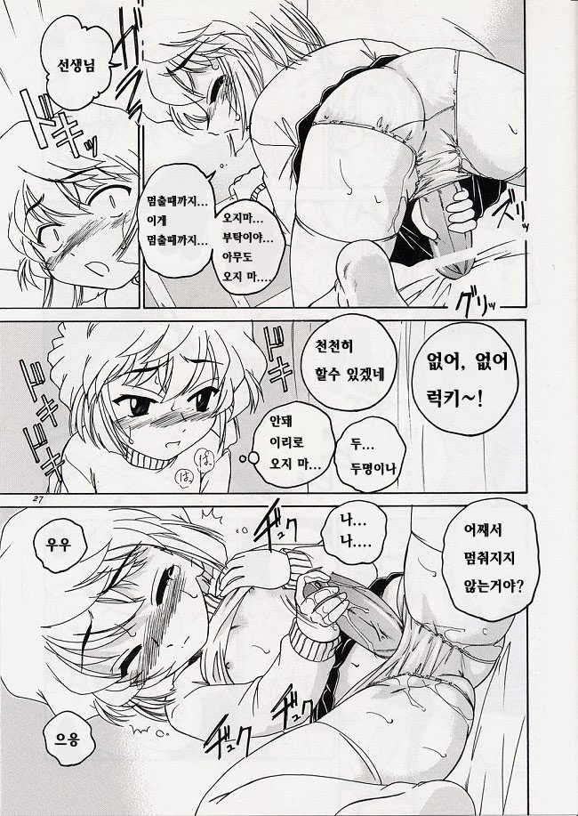 (C63) [Joshinzoku (Wanyanaguda)] Manga Sangyou Haikibutsu 06 (Detective Conan) [Korean] [로리군] - Page 26